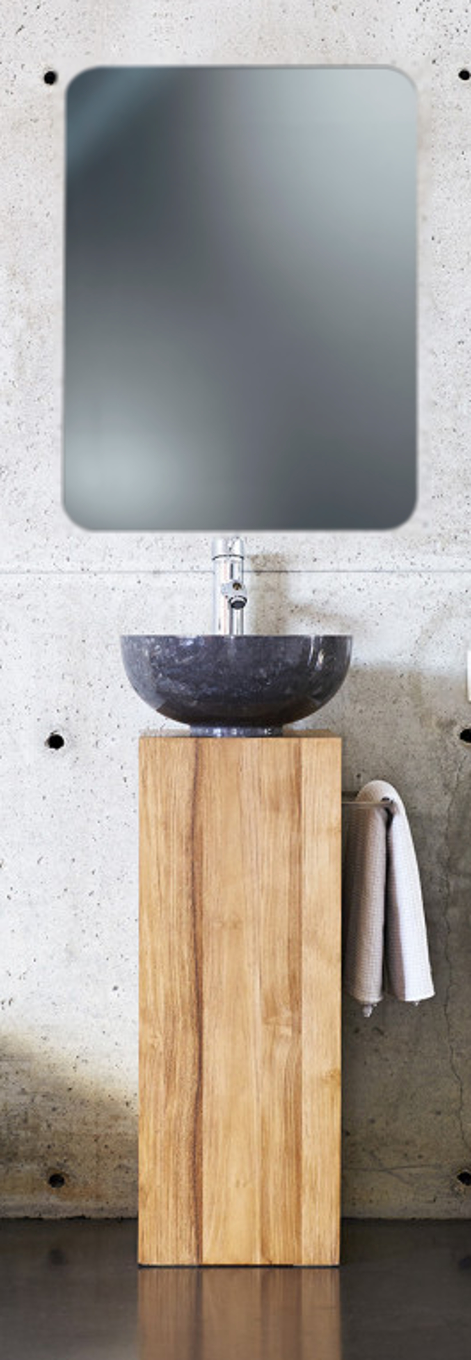 Espejo sin moldura cuadrado Cosmo  80x80 cm - 5