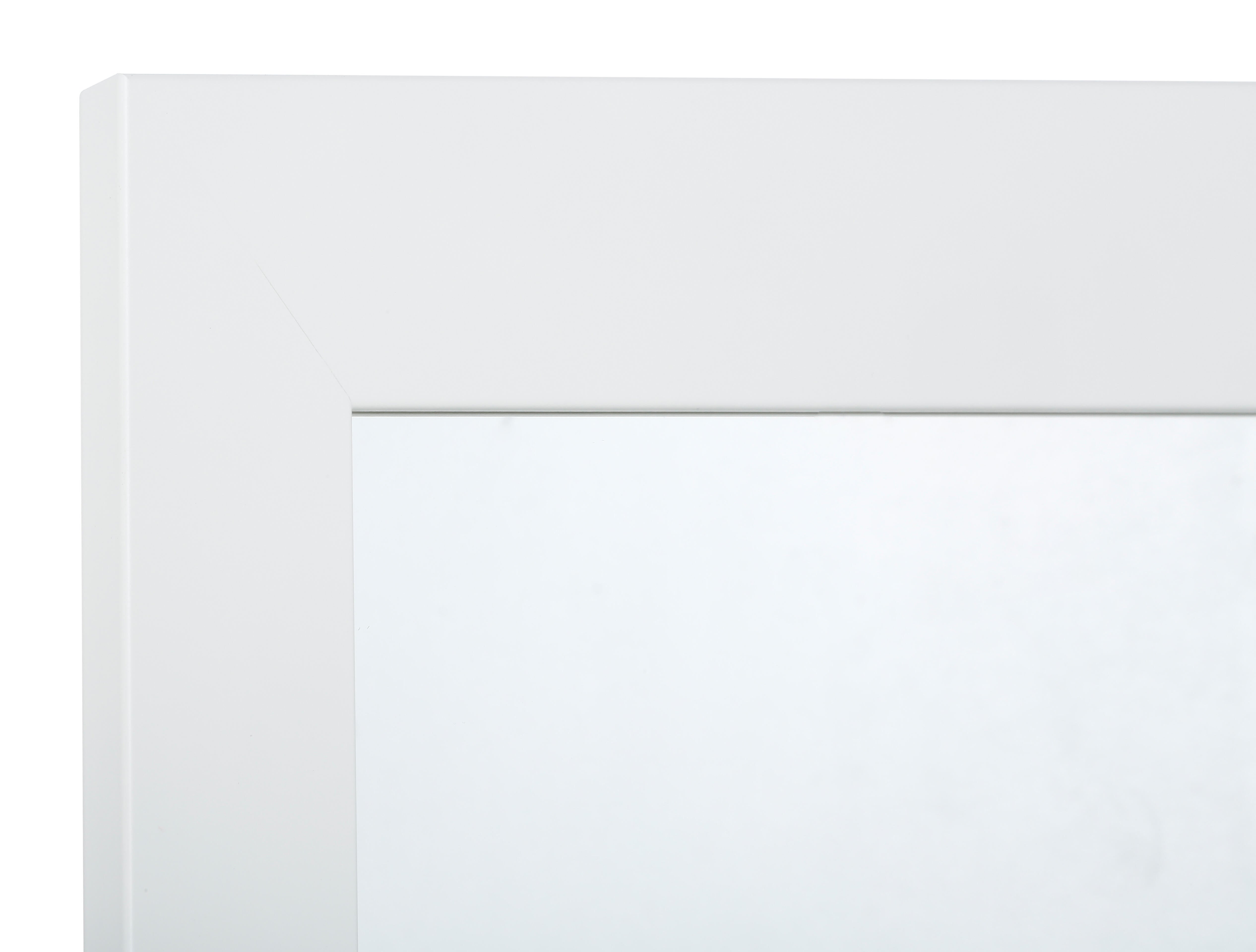 Espejo enmarcado rectangular Roma blanco  80 x80 cm - 3