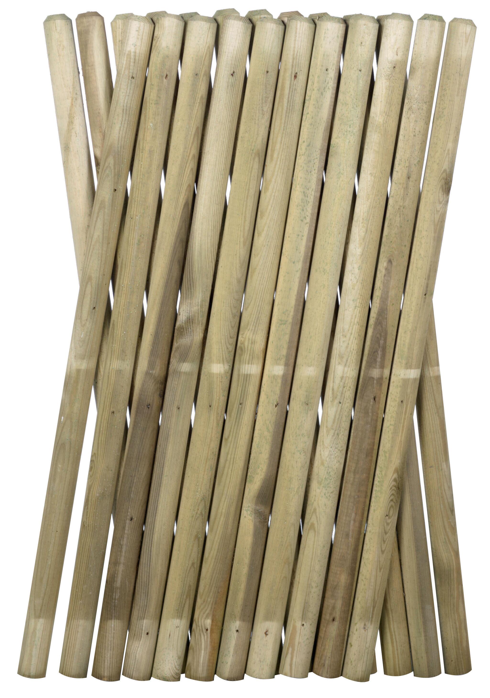 Clôture jardin bois Pony, CERLAND, H.100 x l.250 cm - 3