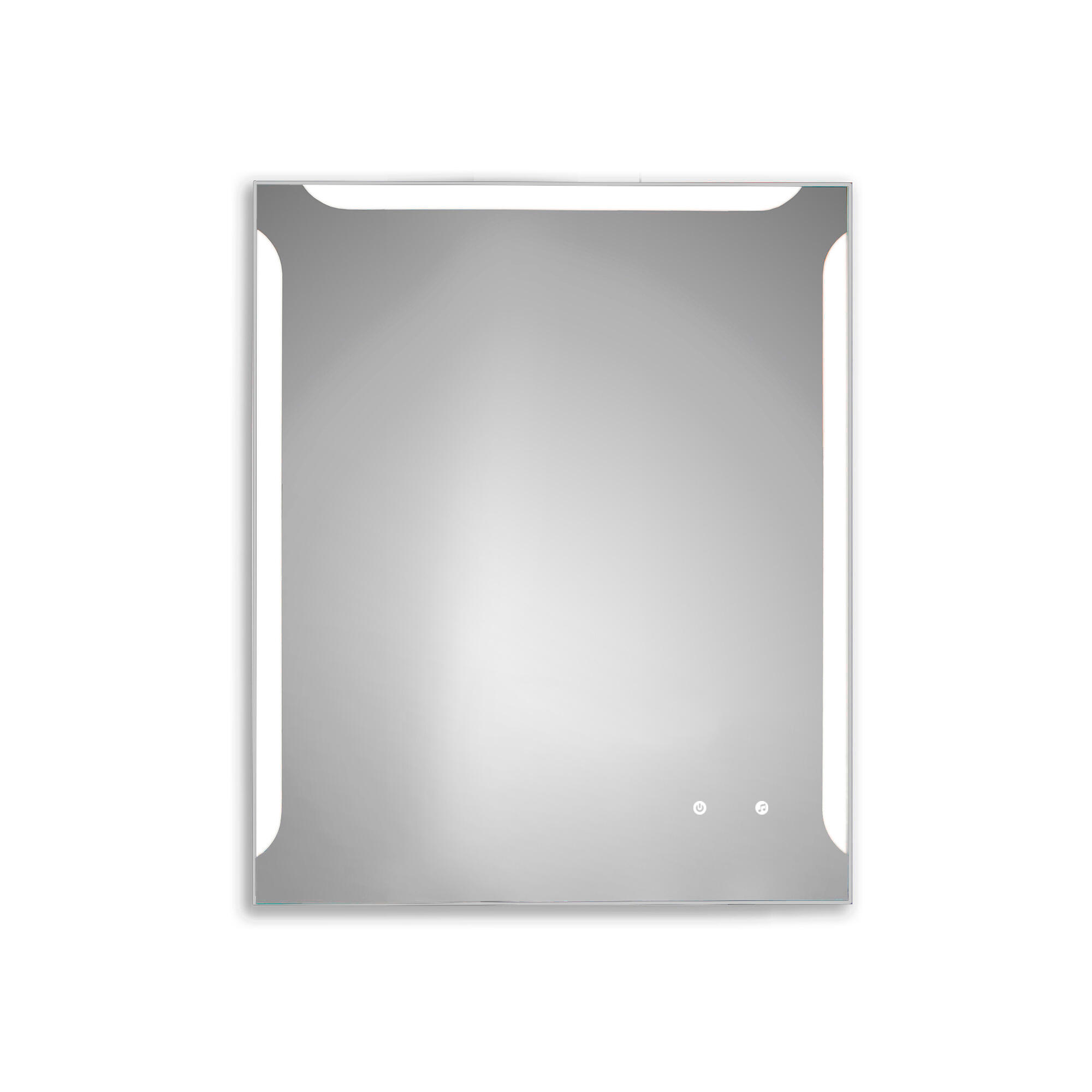 Espejo de baño con luz led alice , bluetooth, 70x90cm