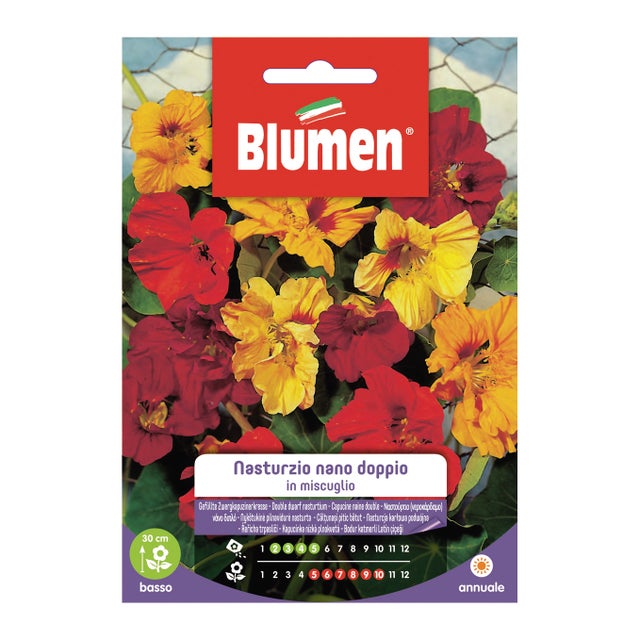 Semi per fiori di Nasturzio in miscuglio BLUMEN 1 g