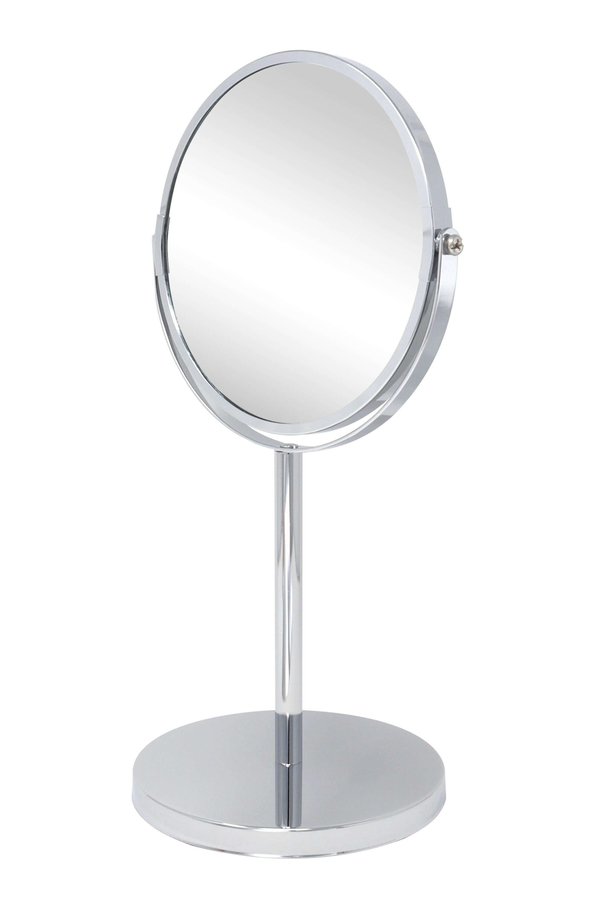 Espejo cosmético de aumento x 5 gris / plata