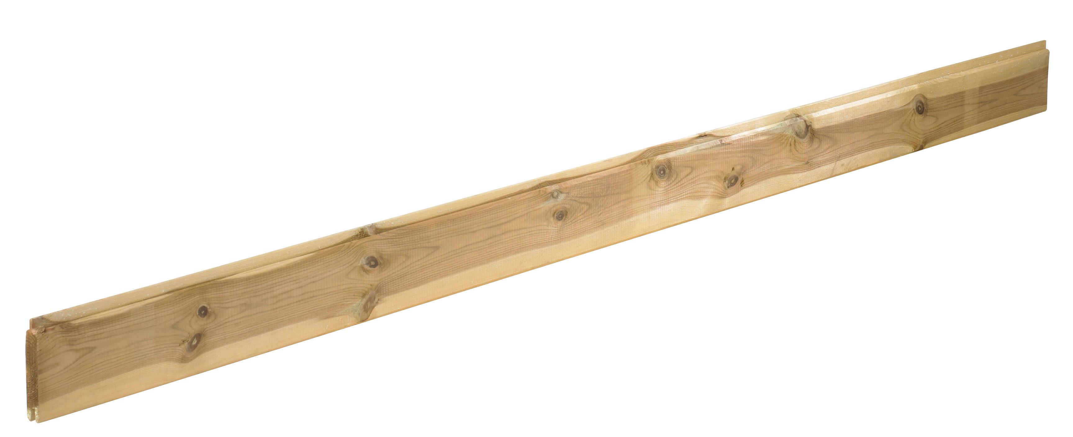 Lama para valla modulable de madera pino CERLAND Yona de 12 x 200 cm marrón - 2