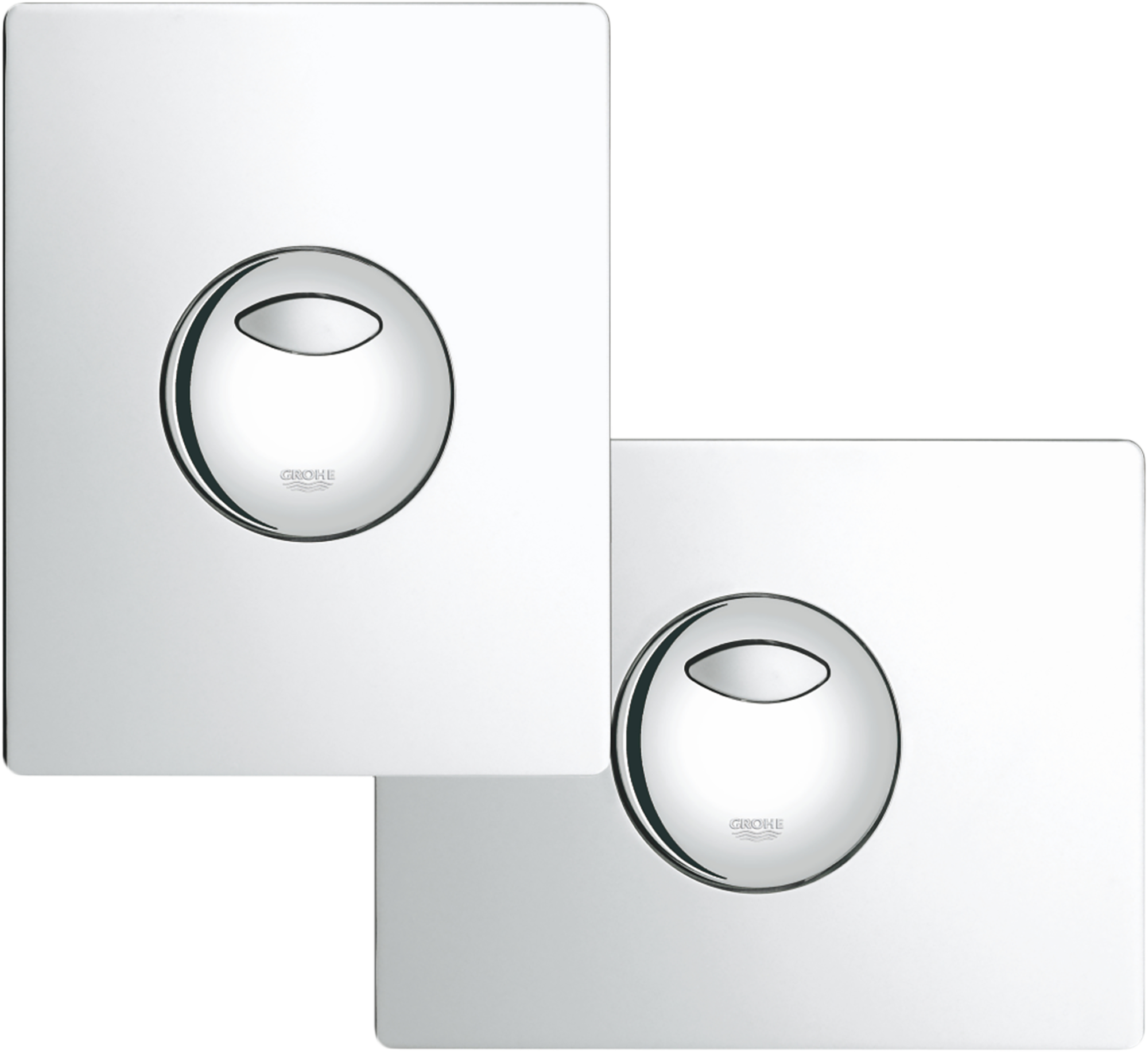 Placa de accionamiento wc suspendido grohe skate cromado brillante