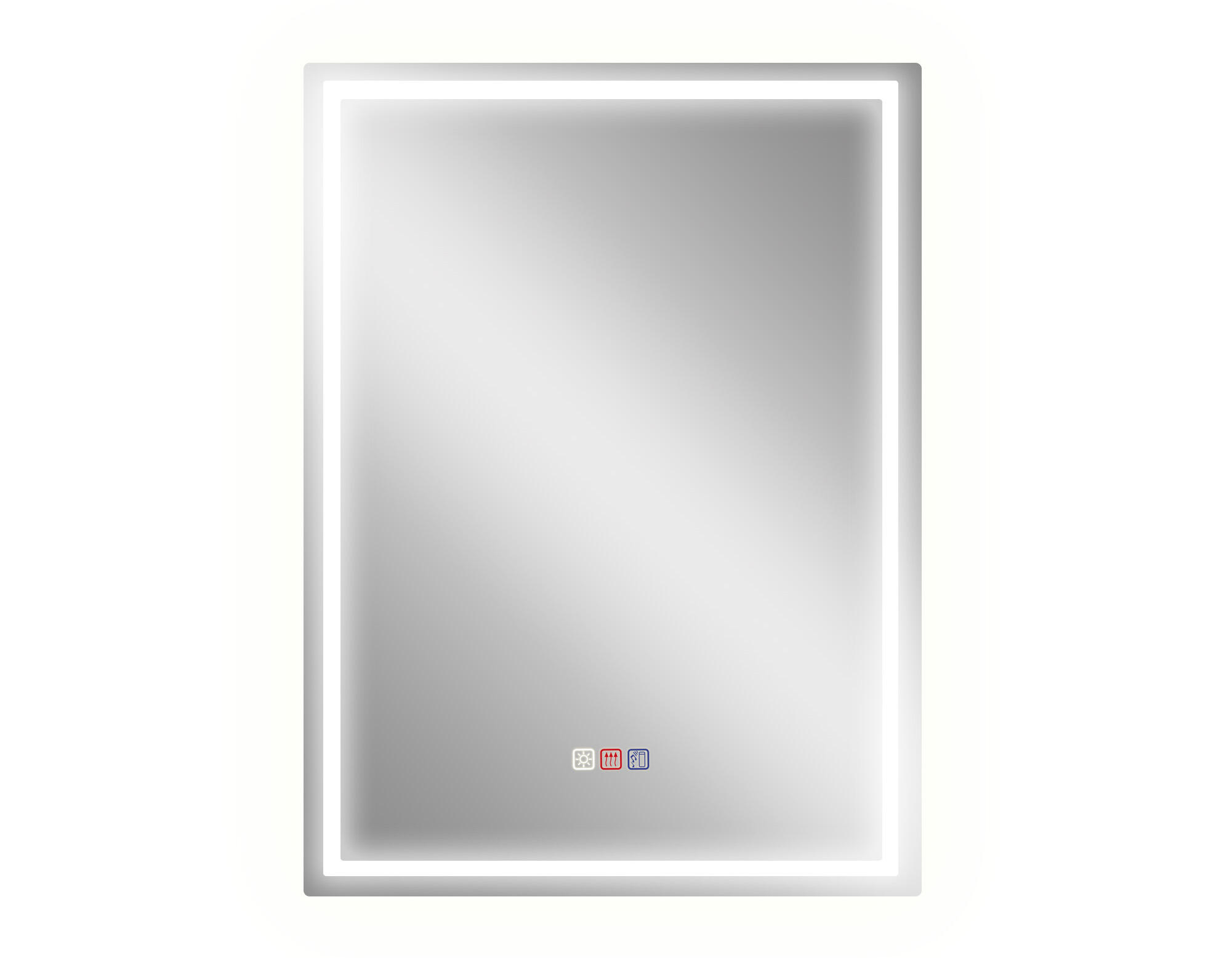 Espejo de baño con luz LED  Slim  con antivaho, táctil, altavoz, , bluetooth,  60x80cm - 4