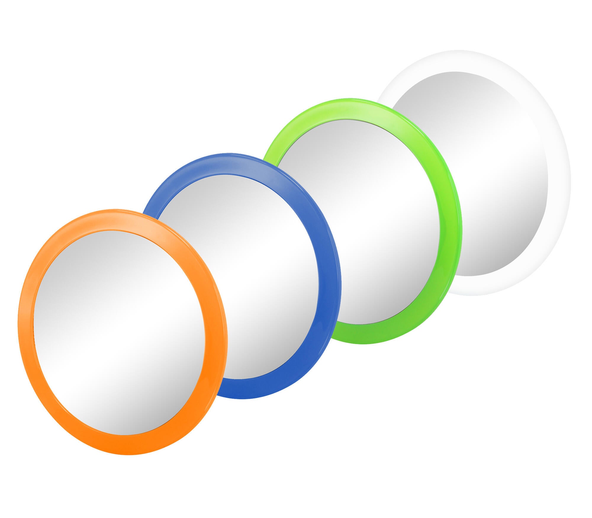 Espejo cosmético de aumento x 3 blanco