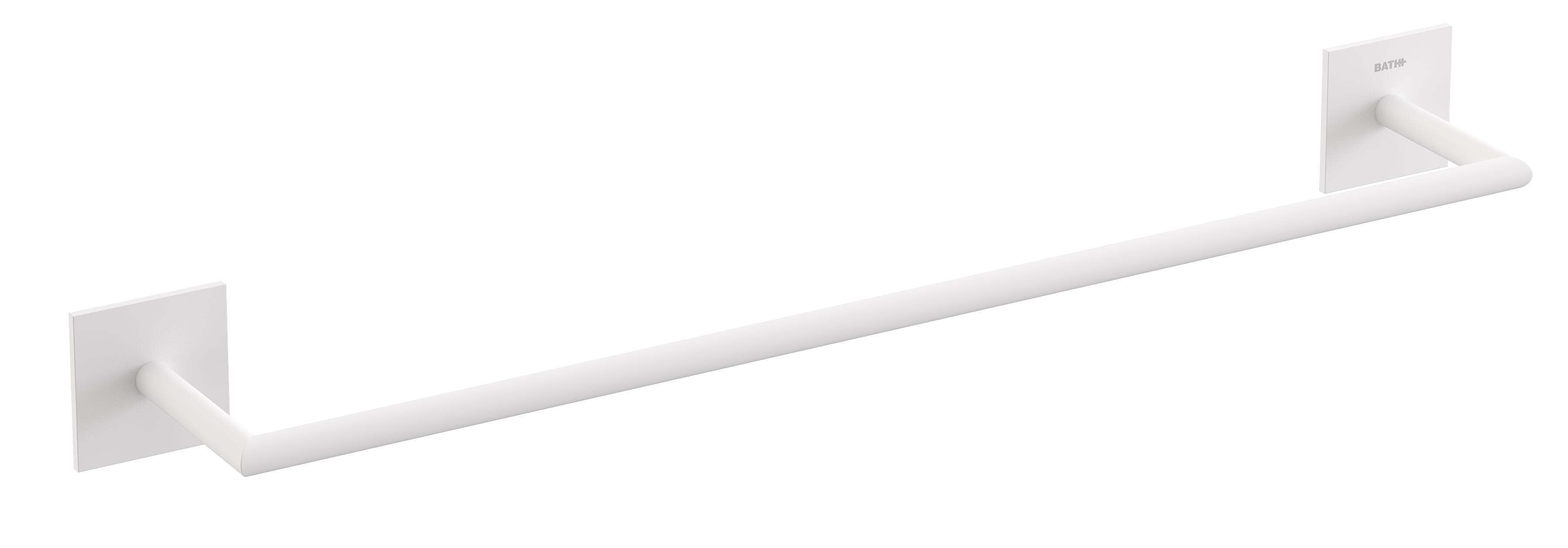 Toallero encolado link blanco 45x7 cm