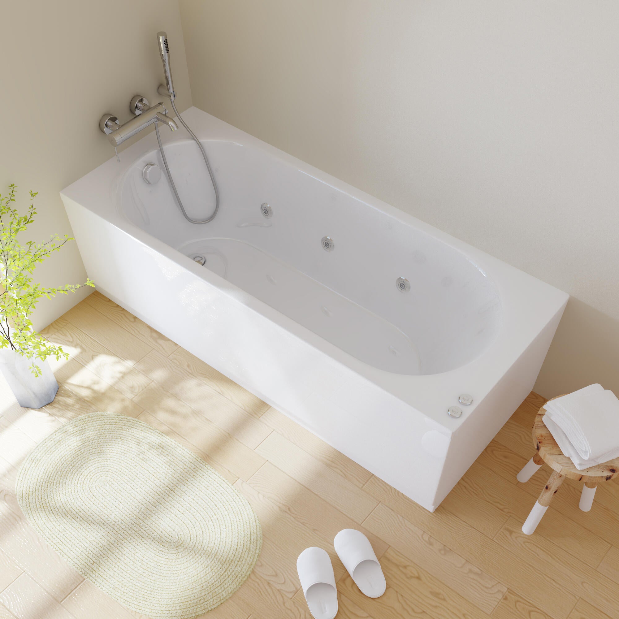 Bañera hidromasaje SANYCCES Nerea  150x70 cm - 5