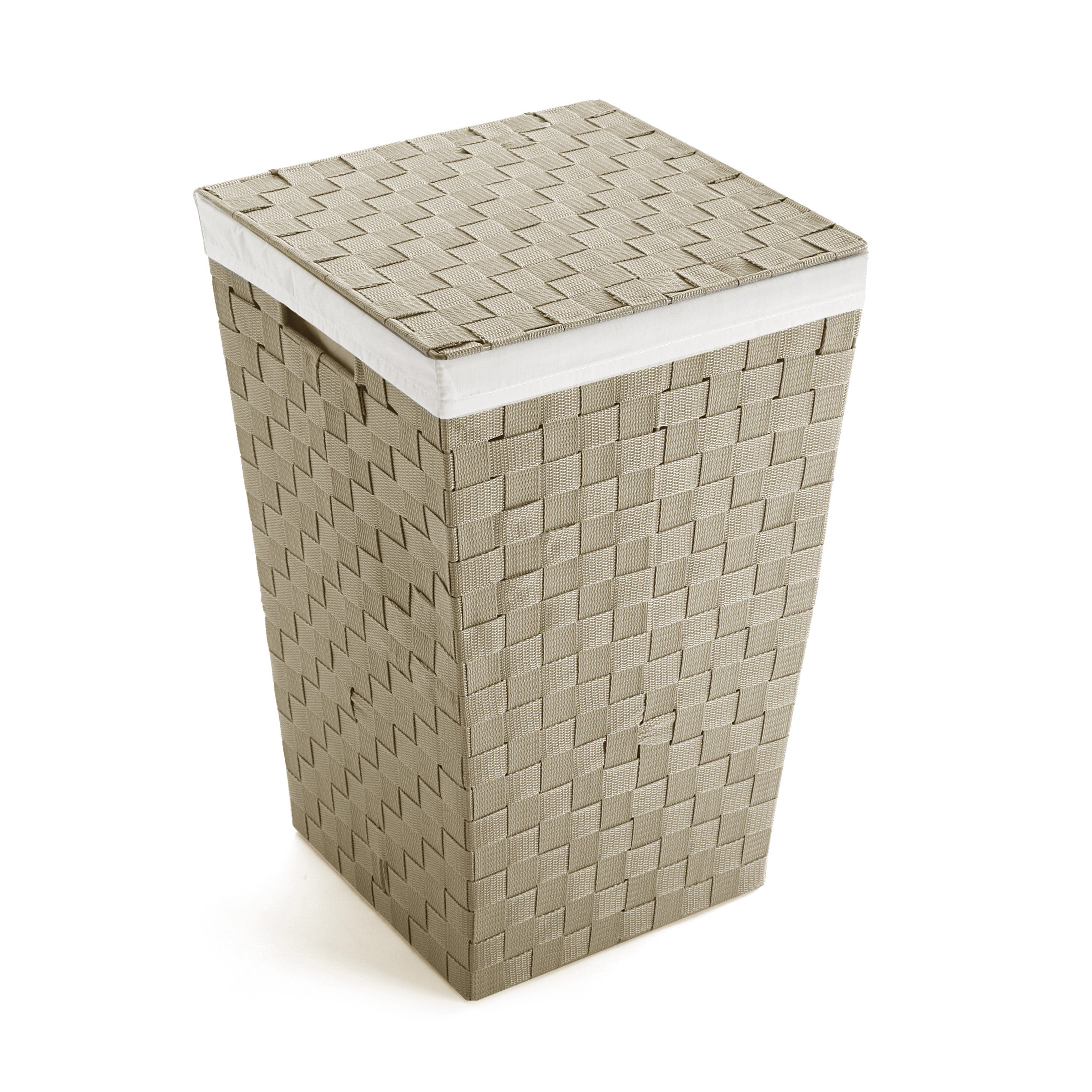 Cesto de ropa hilo beige