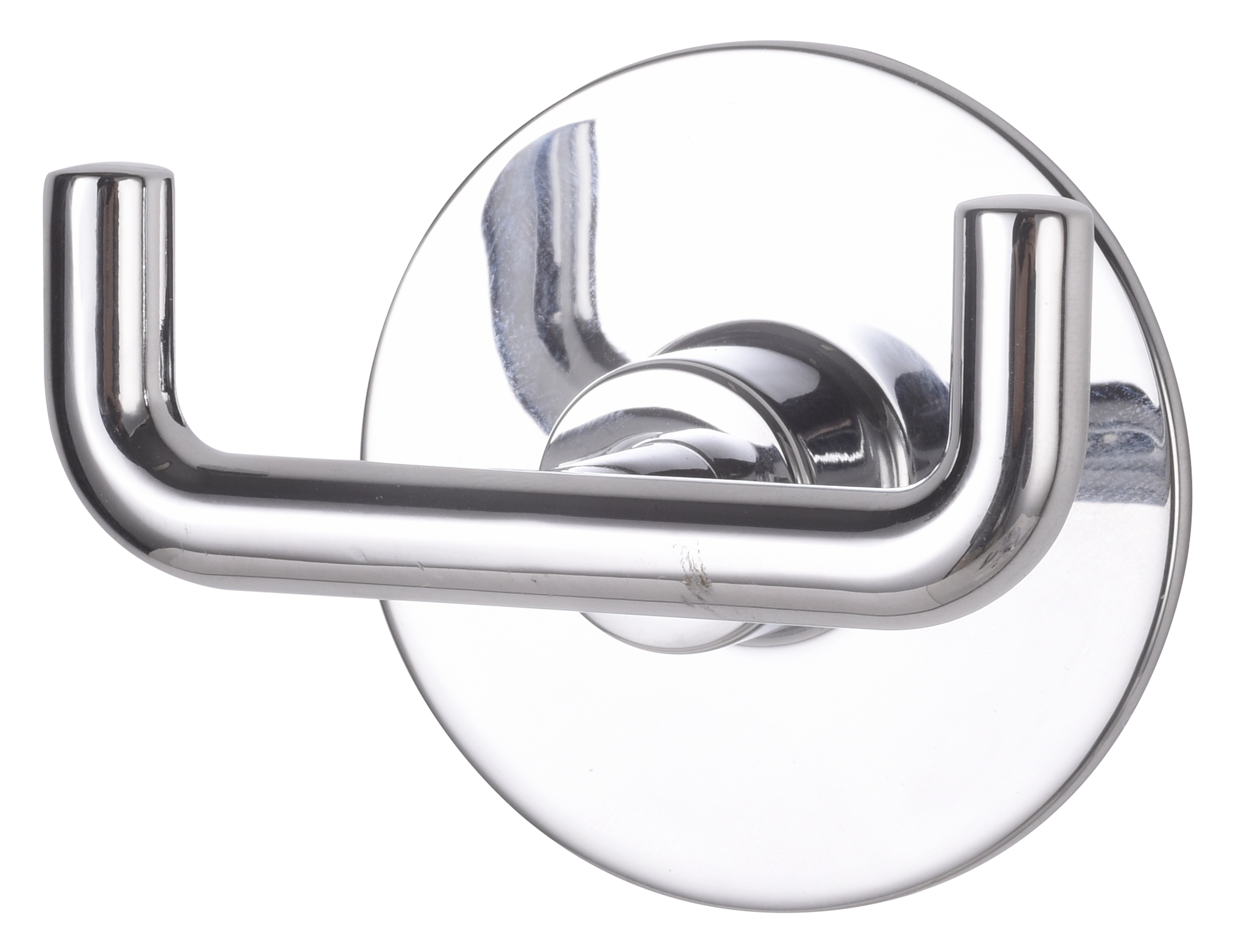 Percha/perchero spring cinc gris con 2 ganchos