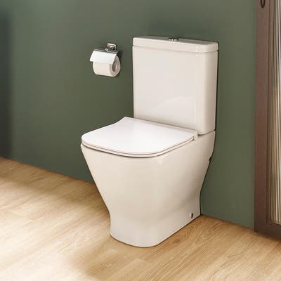 Tapa WC Roca Dama Senso adaptable en Resiwood