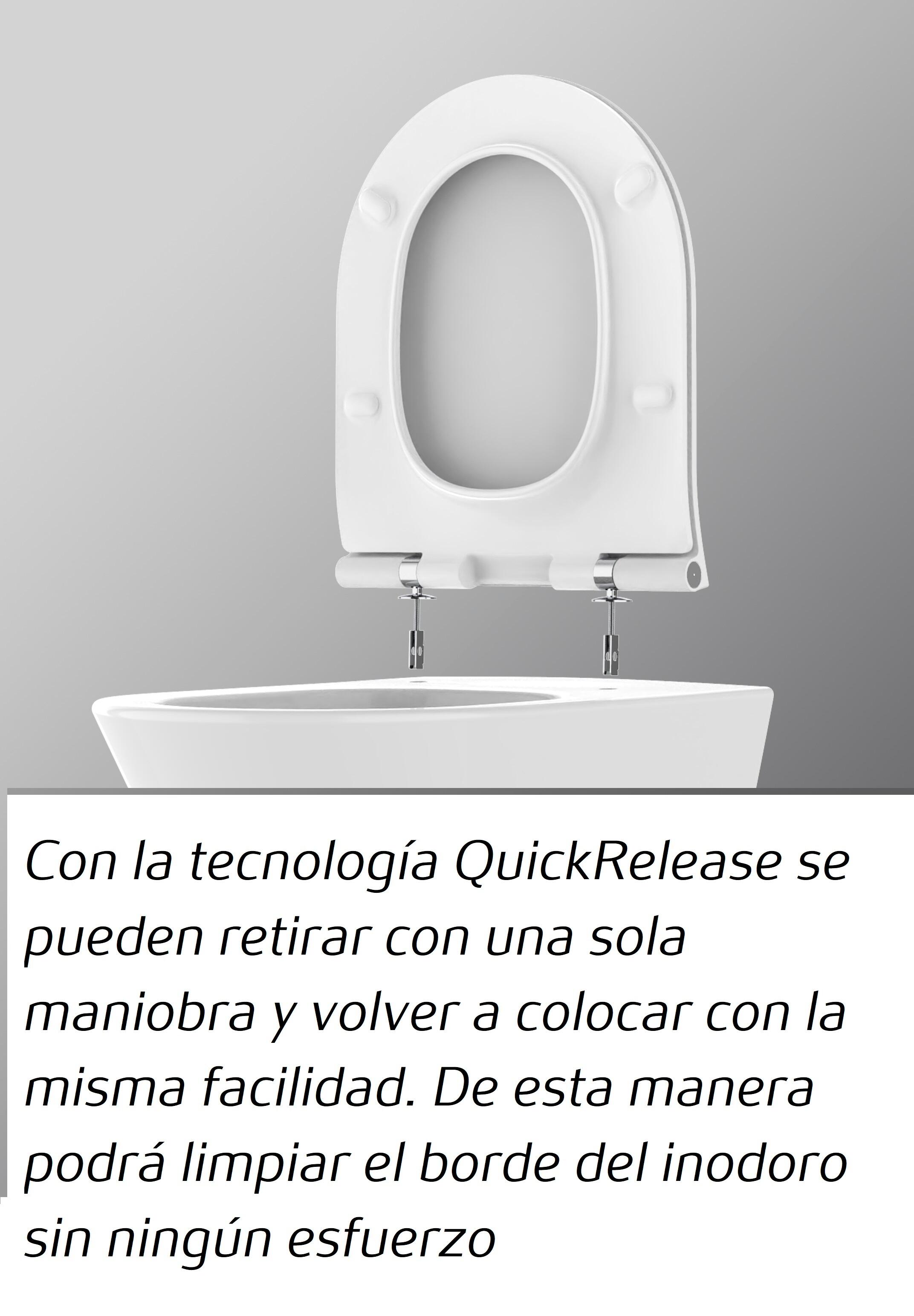 Pack WC ROCA Legacy con tapa amortiguada blanco - 10