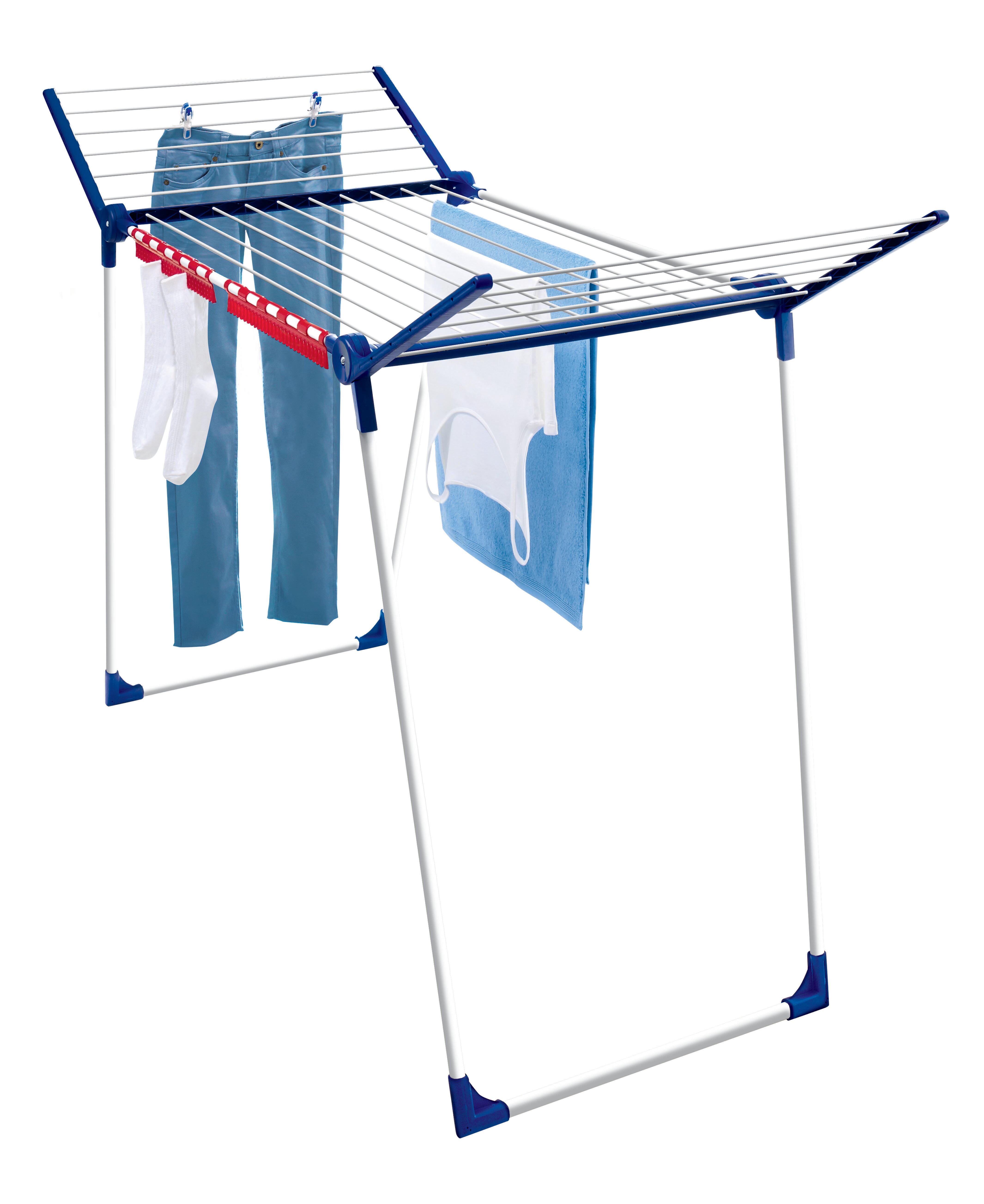 Estendal com abas aço 18 metros 157x87x66 cm Leifheit Pegasus 180 Solid Classic - 2