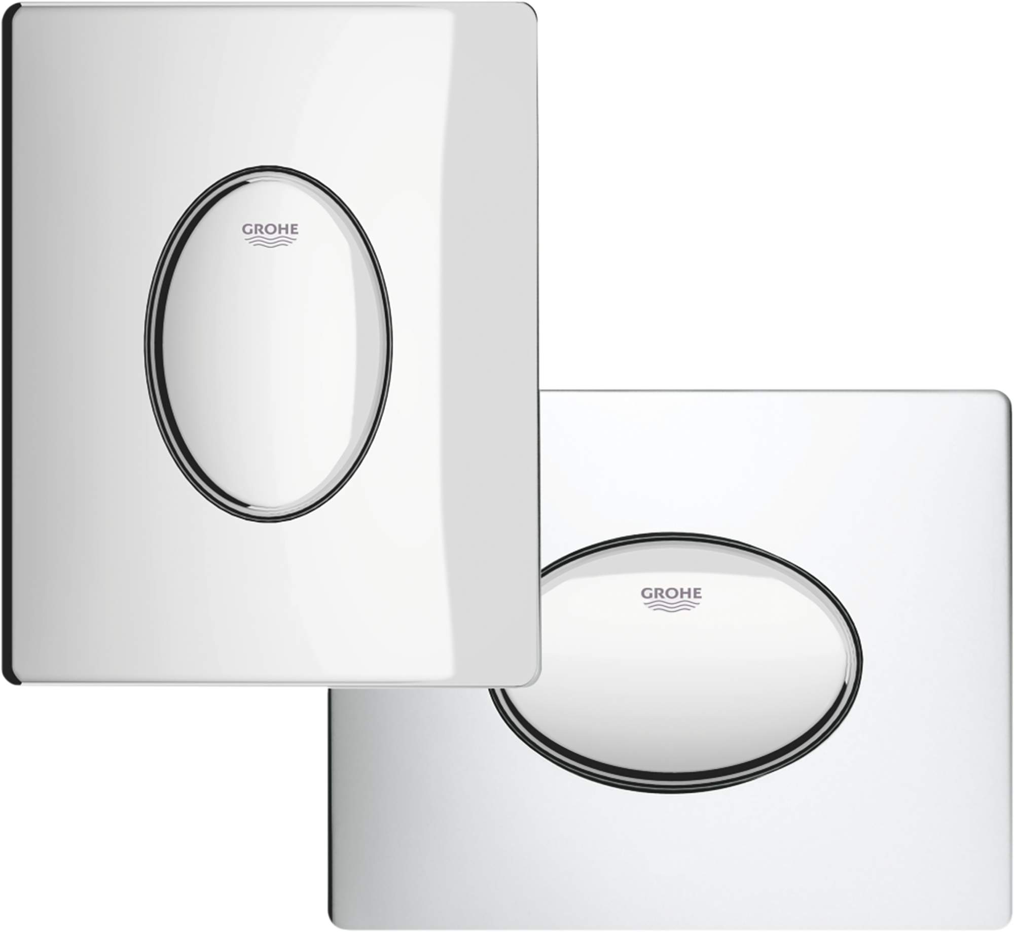 Placa de accionamiento wc suspendido grohe skate air cromado brillante
