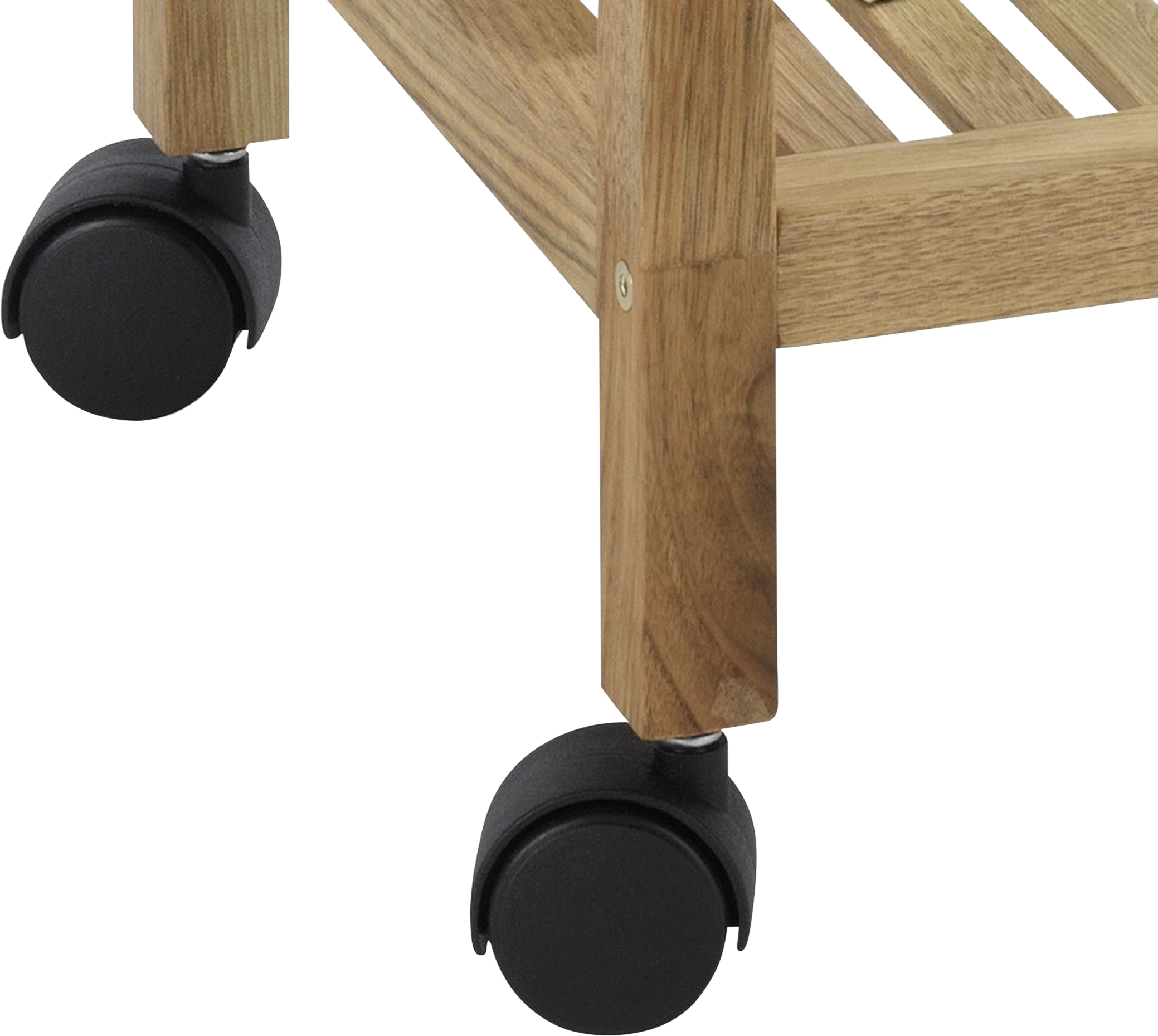 Carrito de baño Norway marrón con 3 estantes 31x35x72 cm - 6