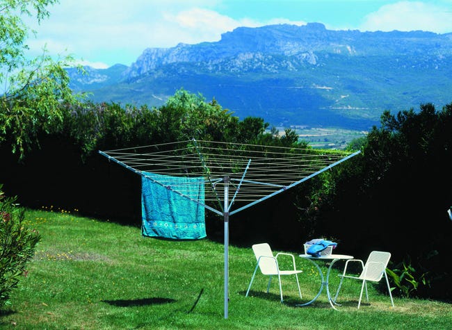 Tendedero de exterior de paraguas de 180 cm de ancho desplegado