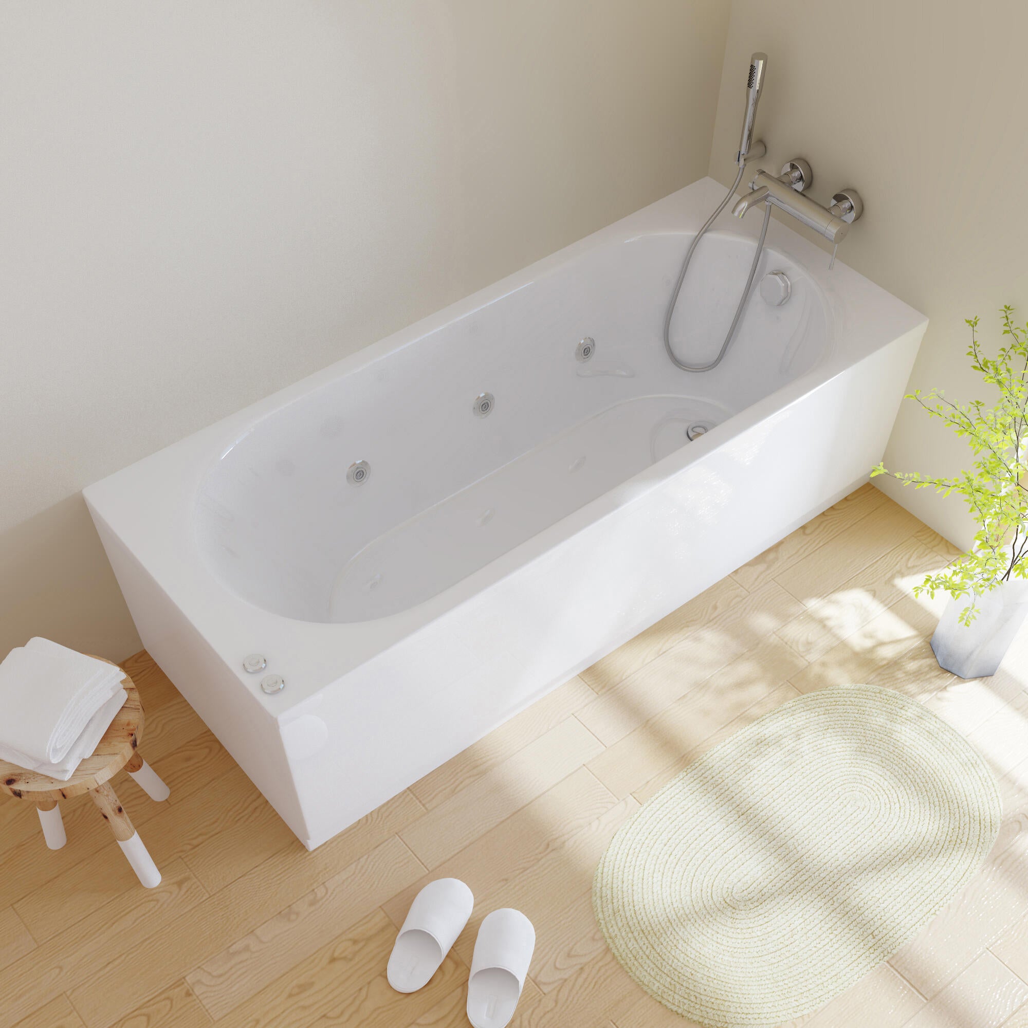 Banheira de hidromassagem NEREA HIDRO SCX E S/F 150X70 - 4