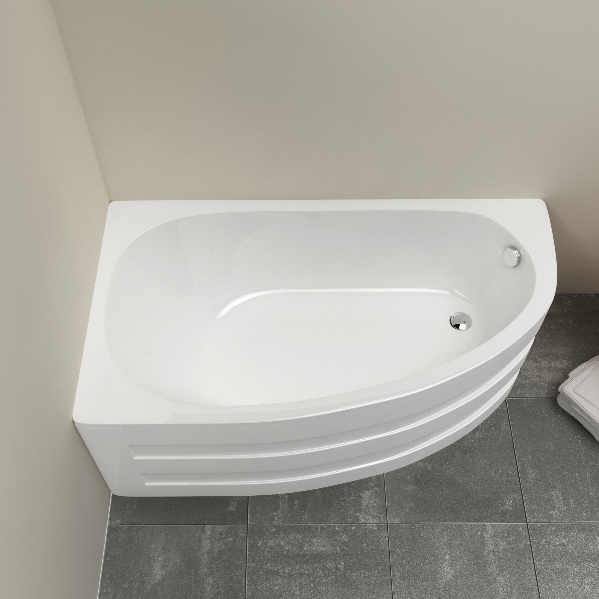 Bañera angular sanycces aura 160x90 cm