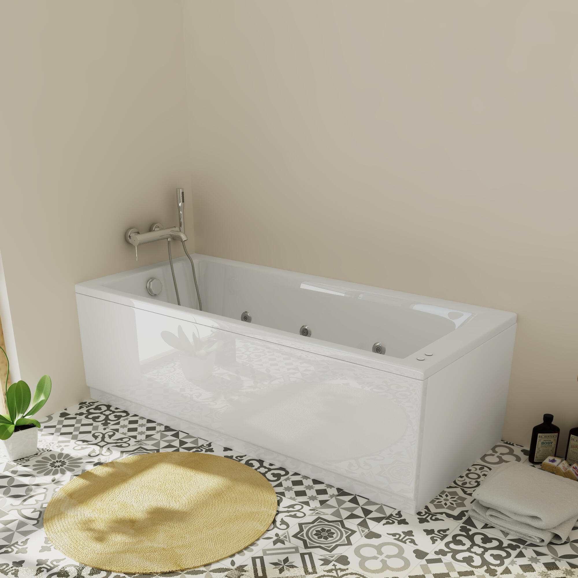 Bañera hidromasaje SANYCCES Galaxy 70x170 cm - 3