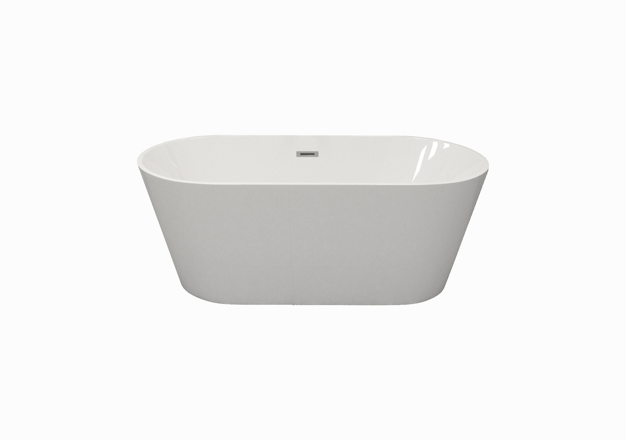 Bañera isla OBATH Cup blanco br 170x80 cm - 11