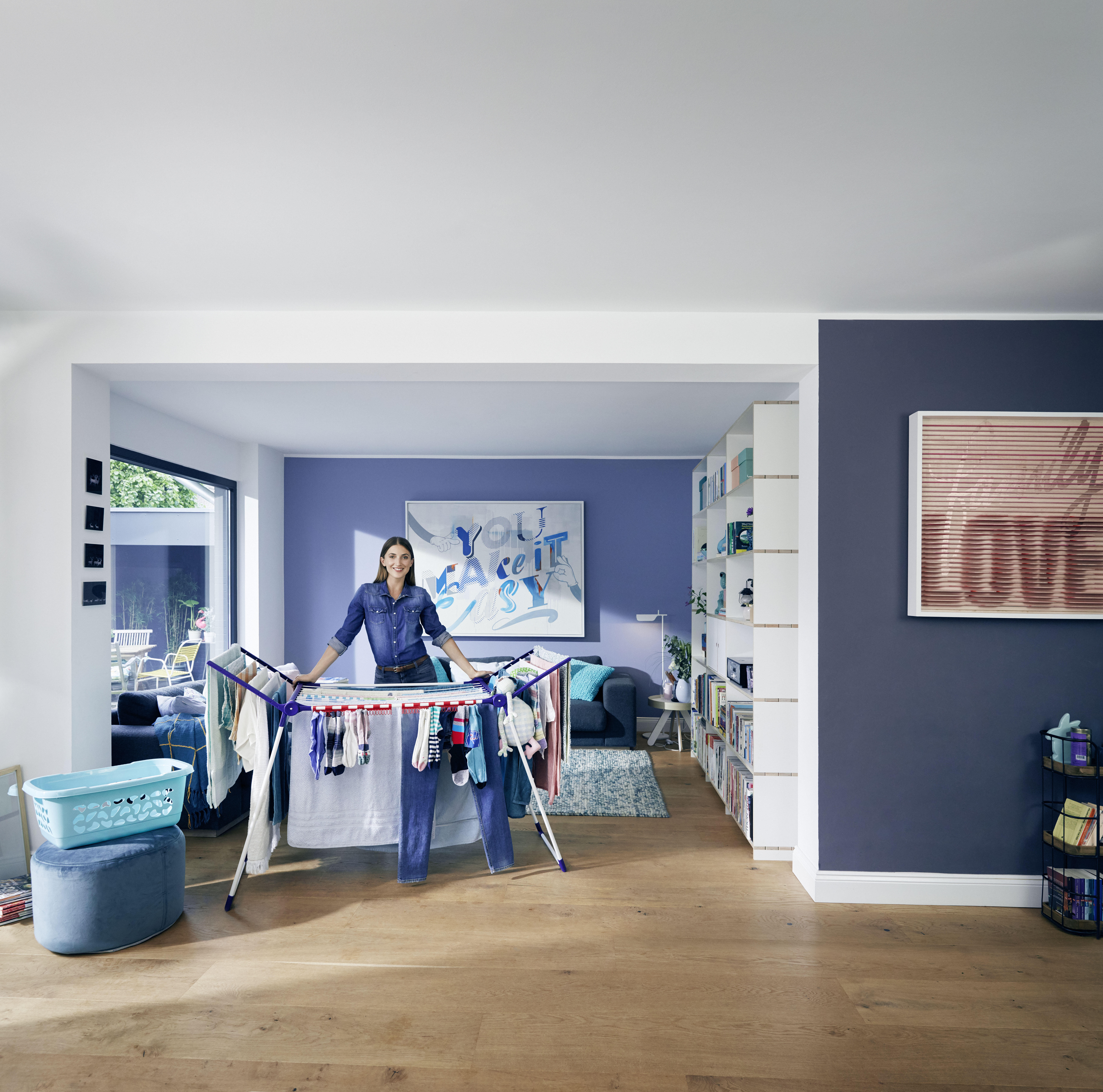 Estendal com abas aço 18 metros 157x87x66 cm Leifheit Pegasus 180 Solid Classic - 3