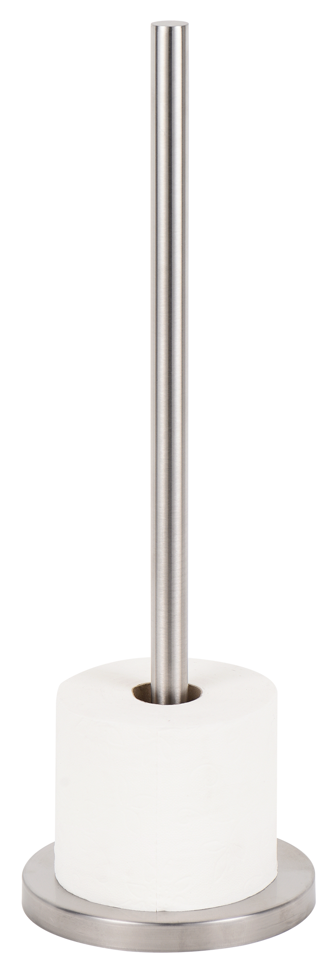 Portarrollo de reserva de papel higiénico plata - 6