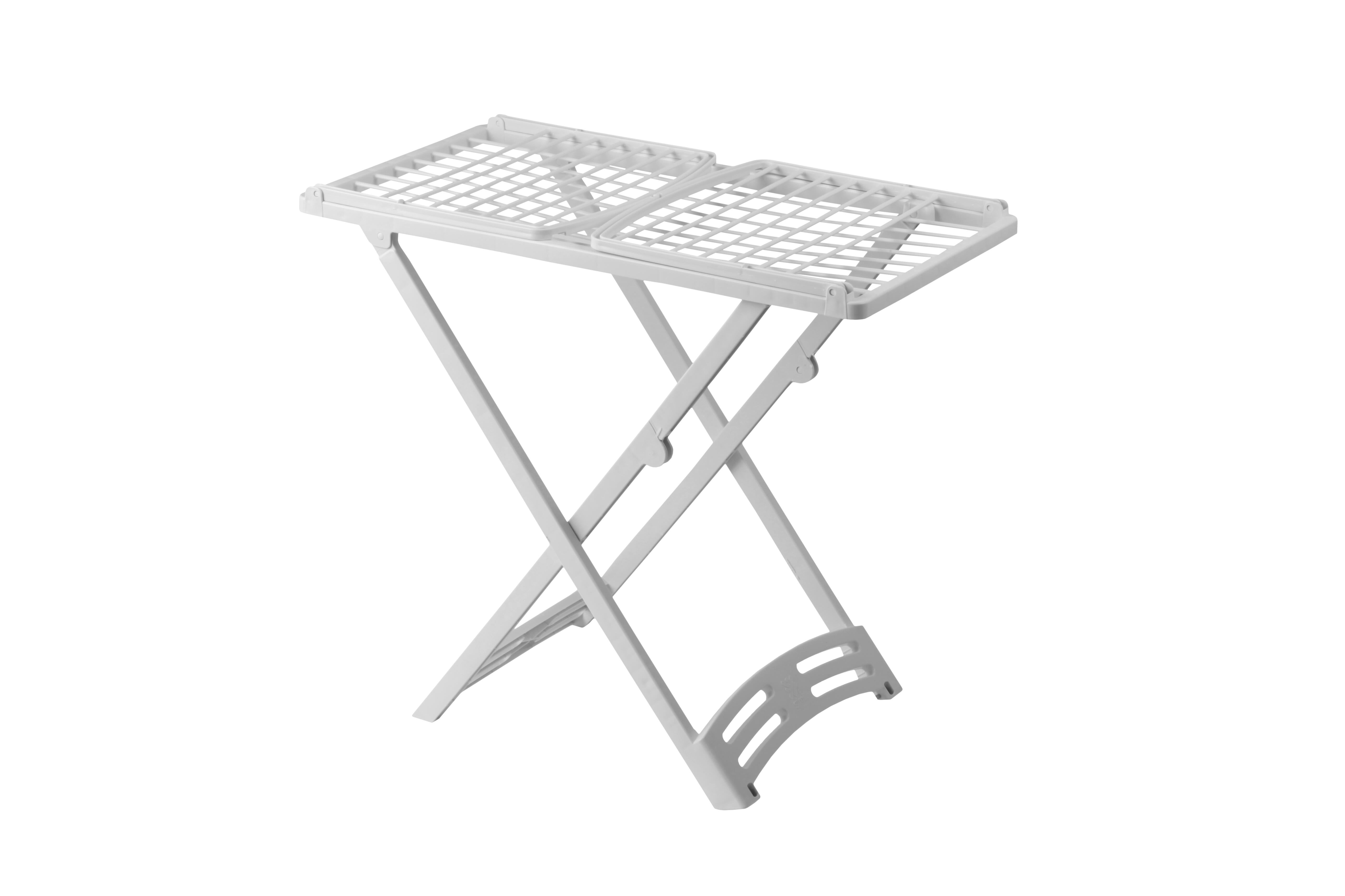 Estendal com abas plástico reciclado 182x55x88 cm Cuncial P-2/A - 3