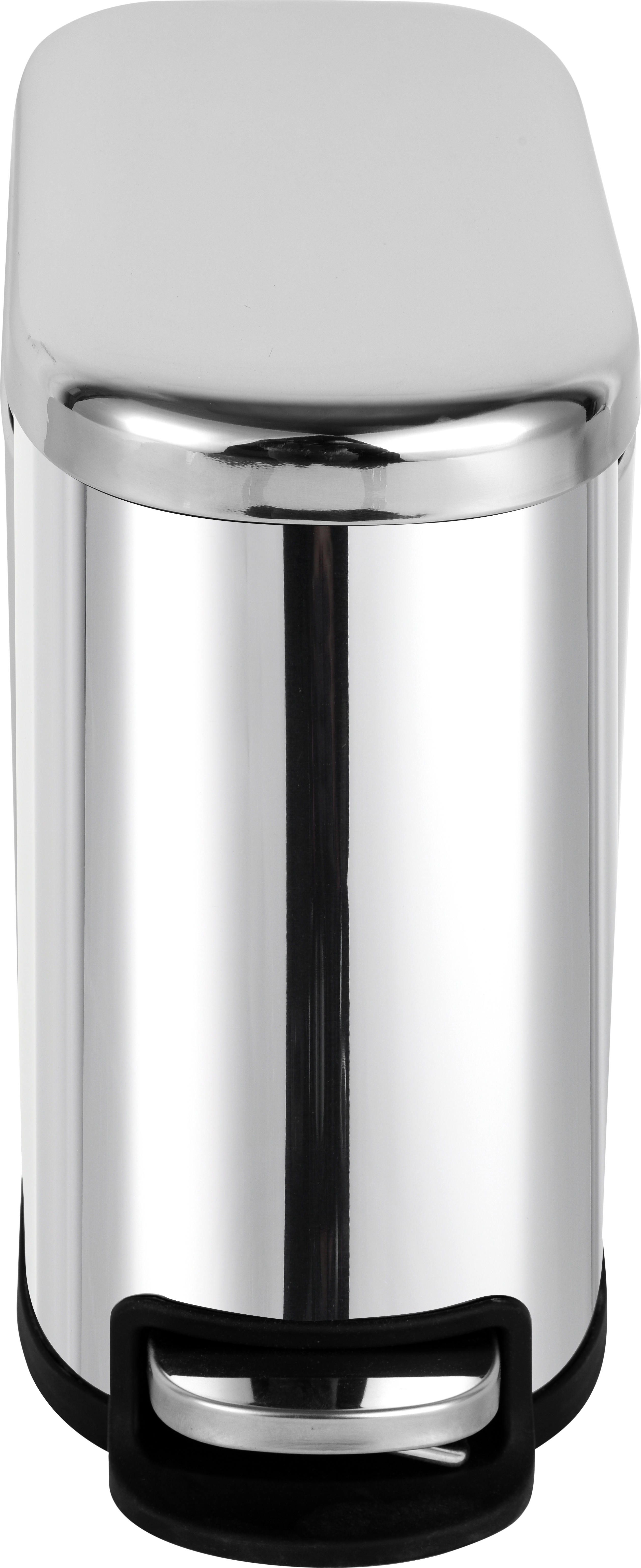 Balde de lixo 30,7x14,4x29 cm cromado Sensea Remix Slim - 3