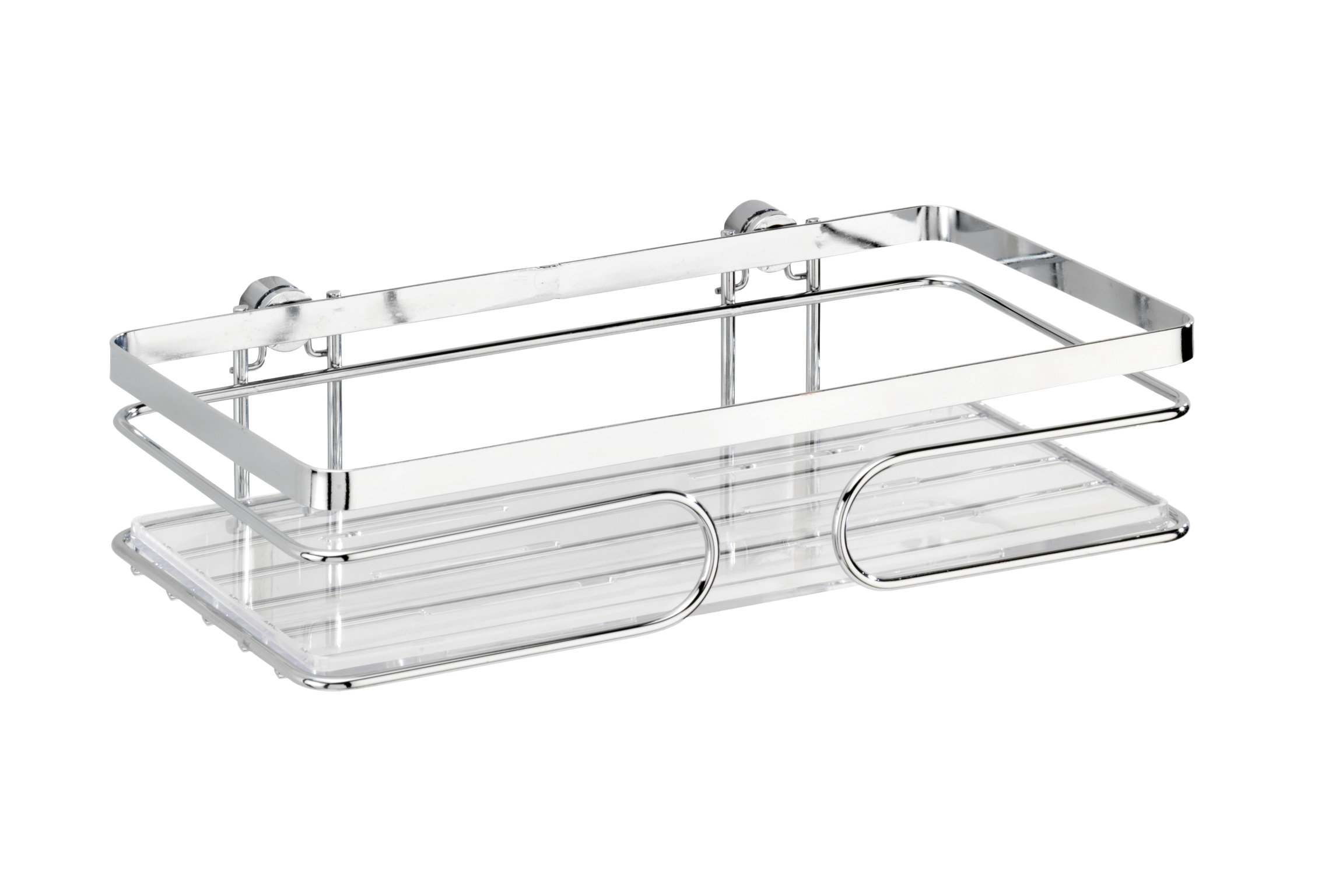 Organizador de ducha gris / plata 24x6.5x13.5 cm