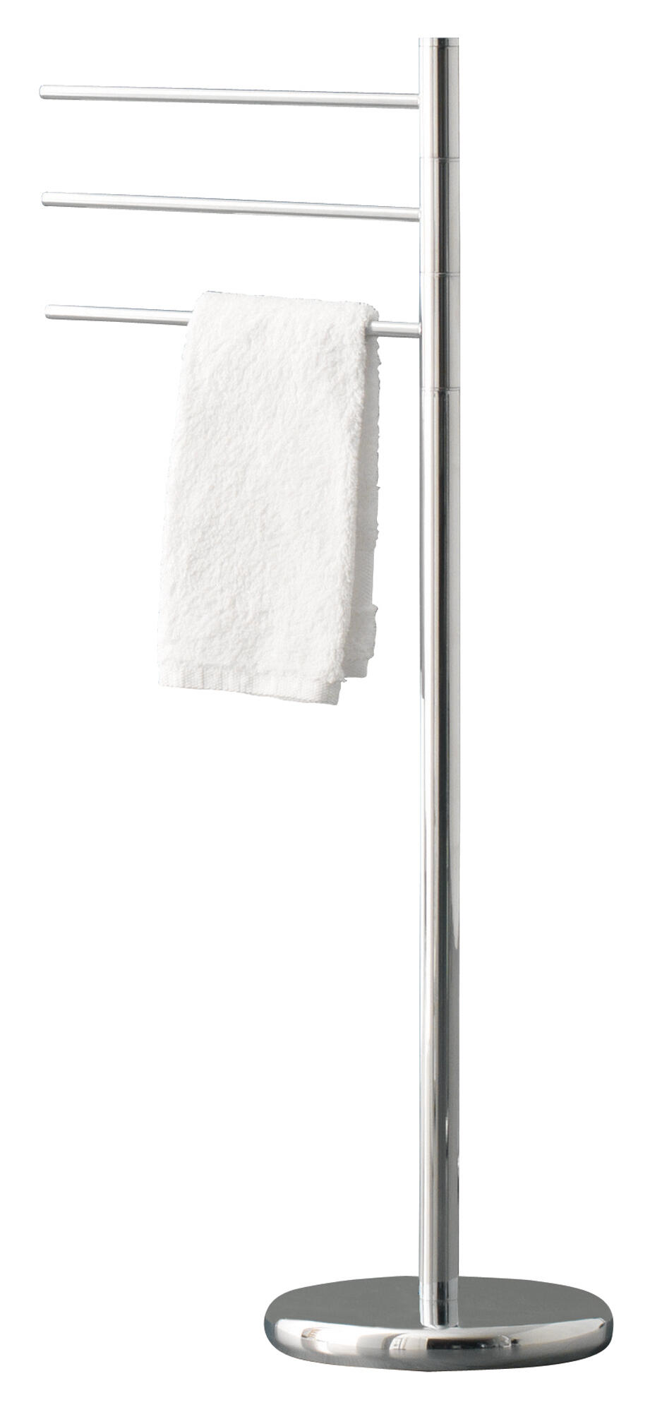 Toallero de pie tracy gris brillante 25x93.7 cm