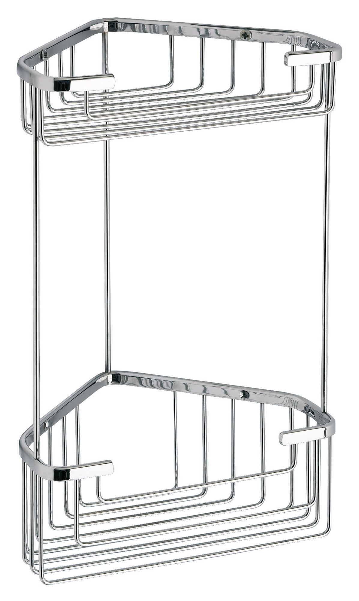 Organizador de ducha gris / plata 20x32.5x15.1 cm