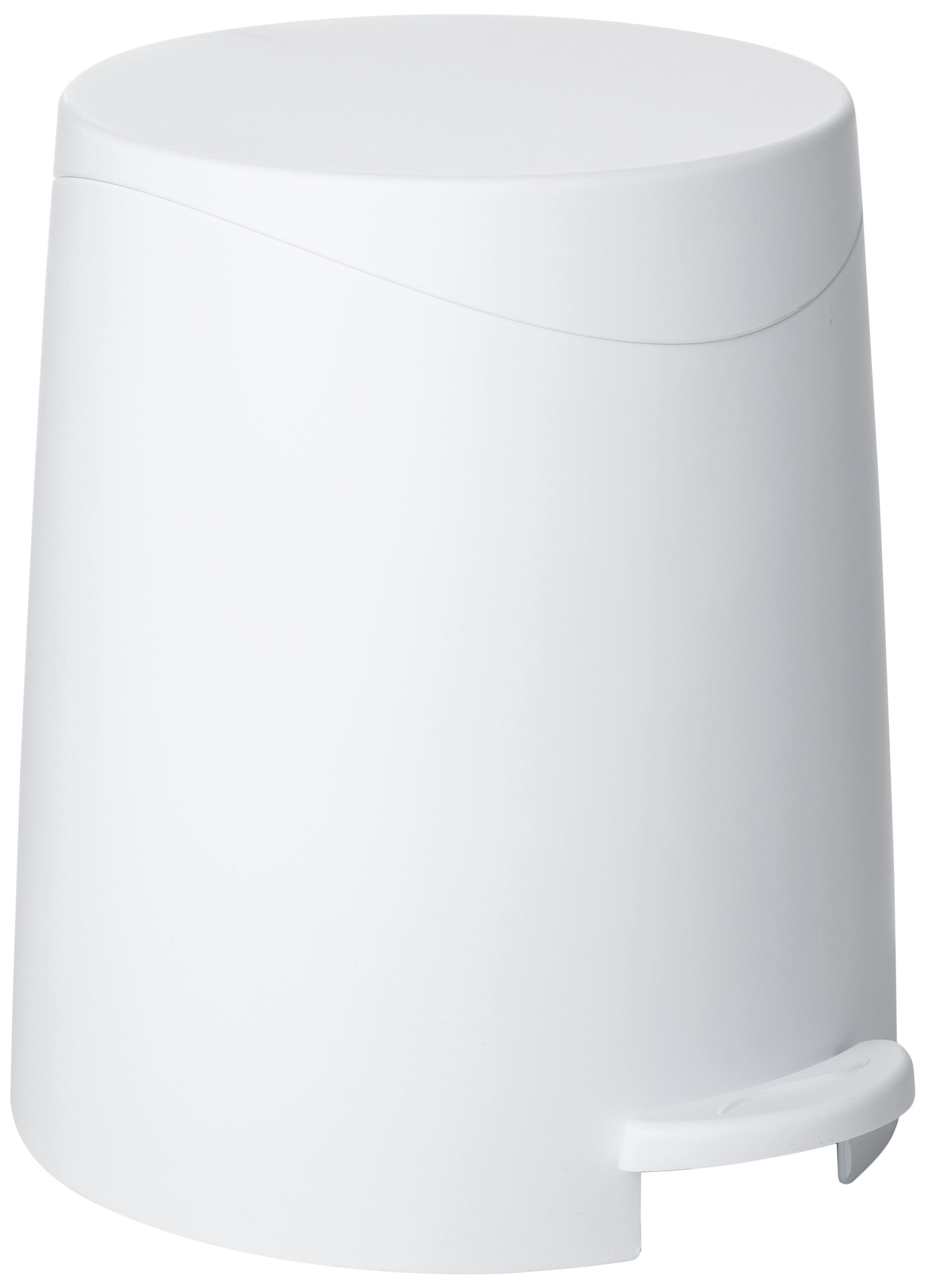 Papelera de baño milan blanco 3l
