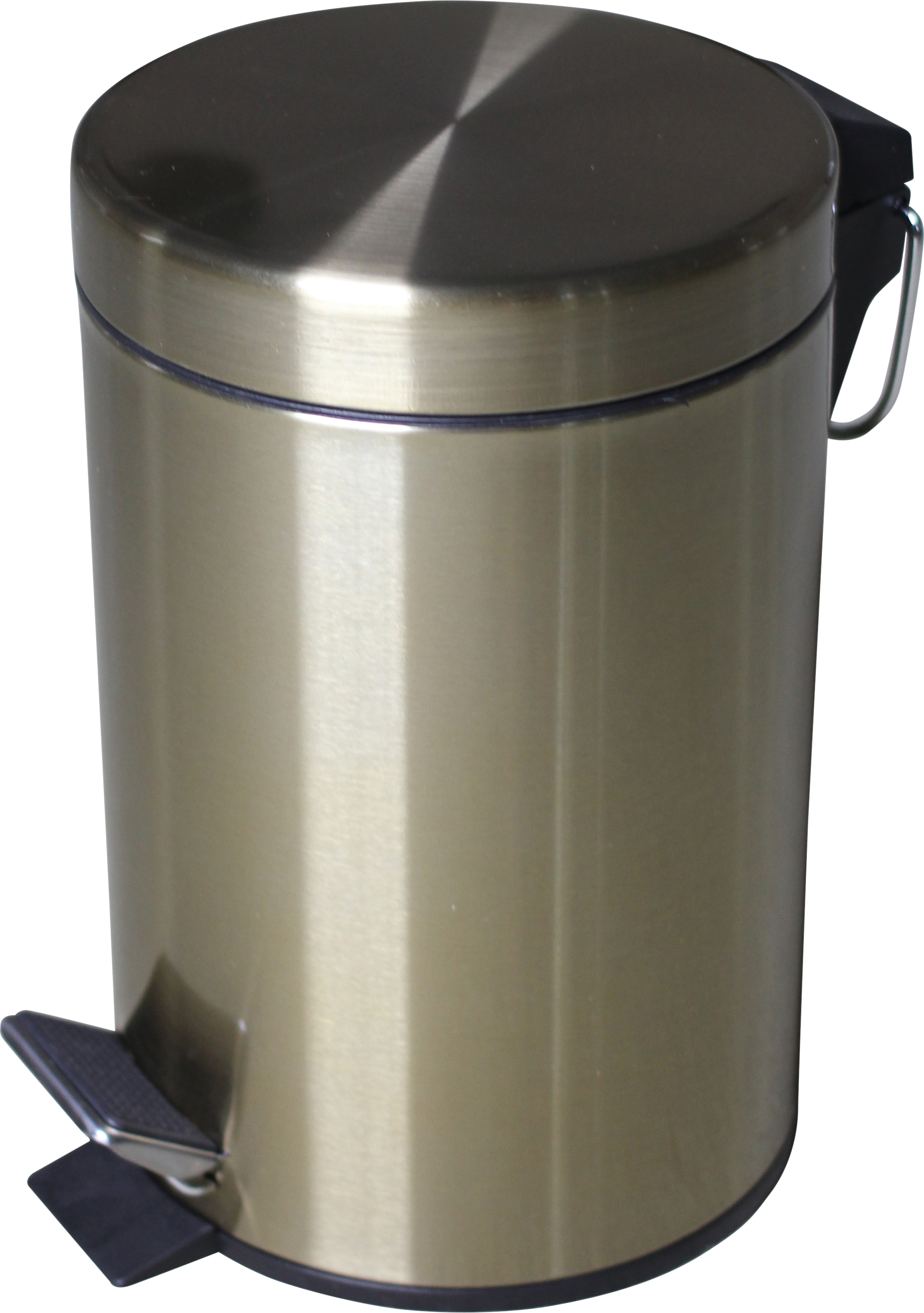 Balde do lixo 3L dourado mate - 6