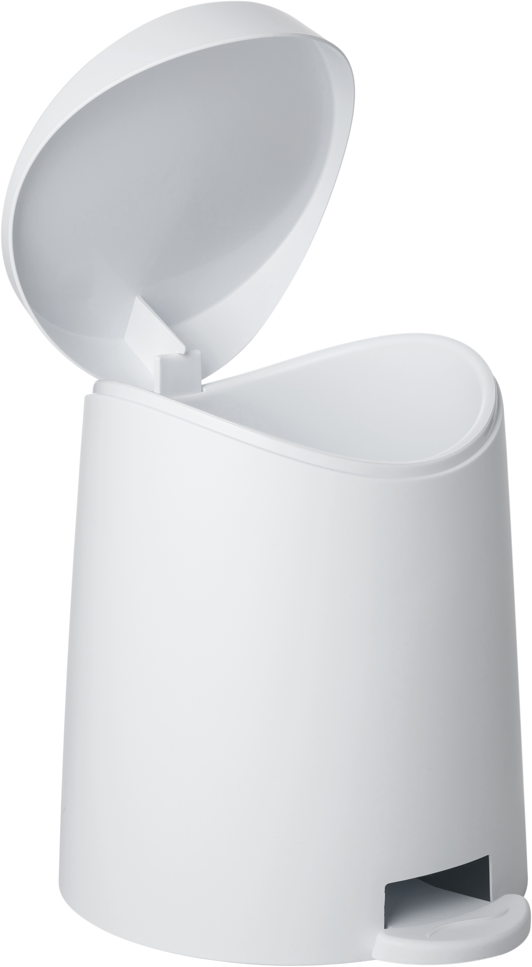Papelera de baño milan blanco 3l
