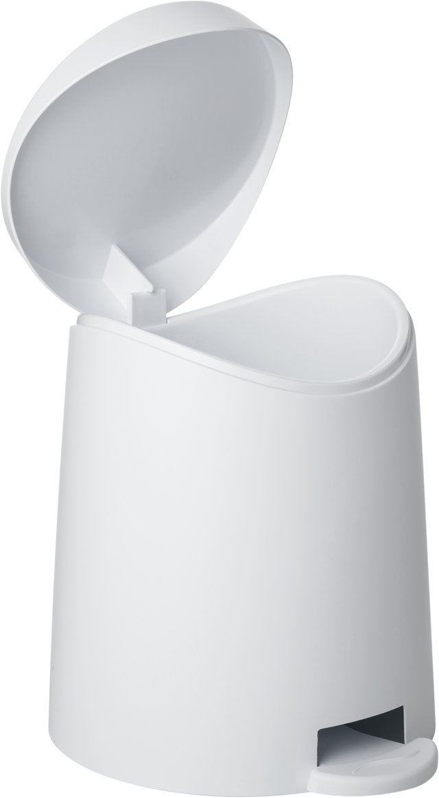 Balde de casa de banho 21,8x22,1x19 cm branco mate 3 lt Tatay Milan