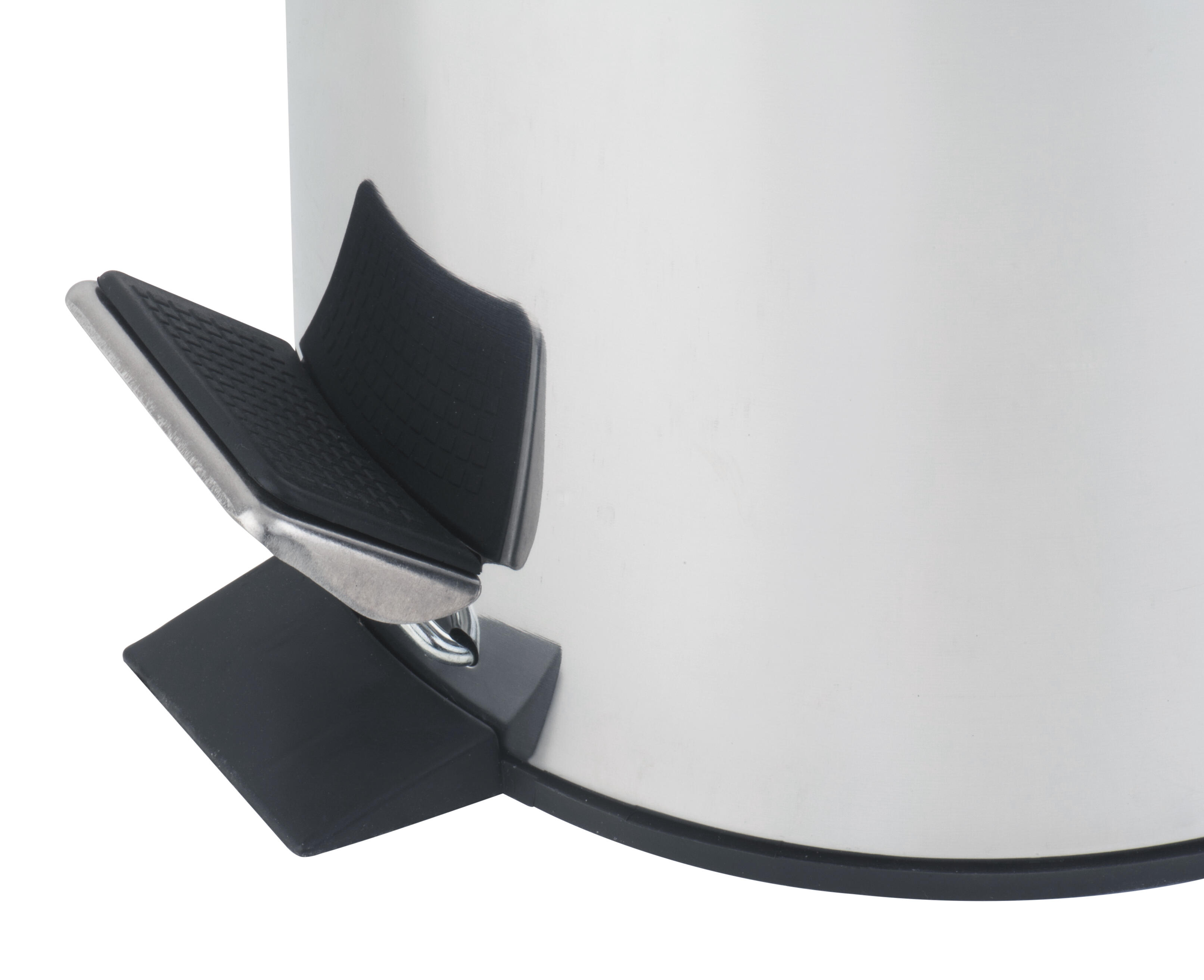 Balde de casa de banho 16,8x25,8x16,8 cm cinzento brilhante 3 lt Sensea Urban - 17