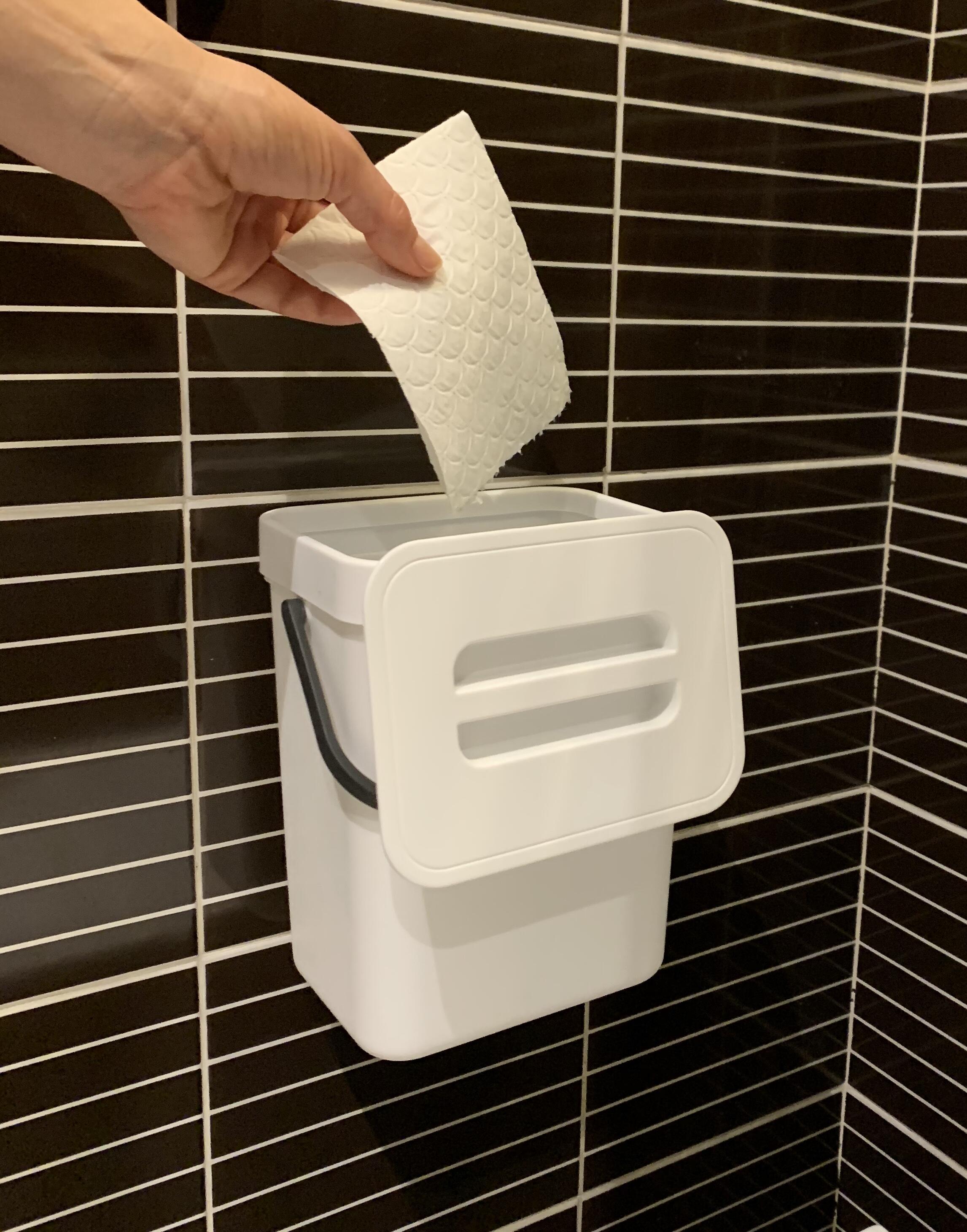 Balde do lixo BANYDEA PENDURAR 3L BRANCO - 27