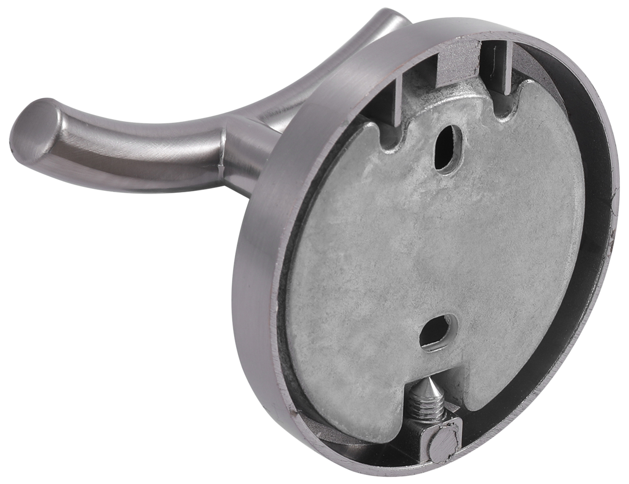 Percha/perchero Suite zamak gris  con 2 ganchos - 5