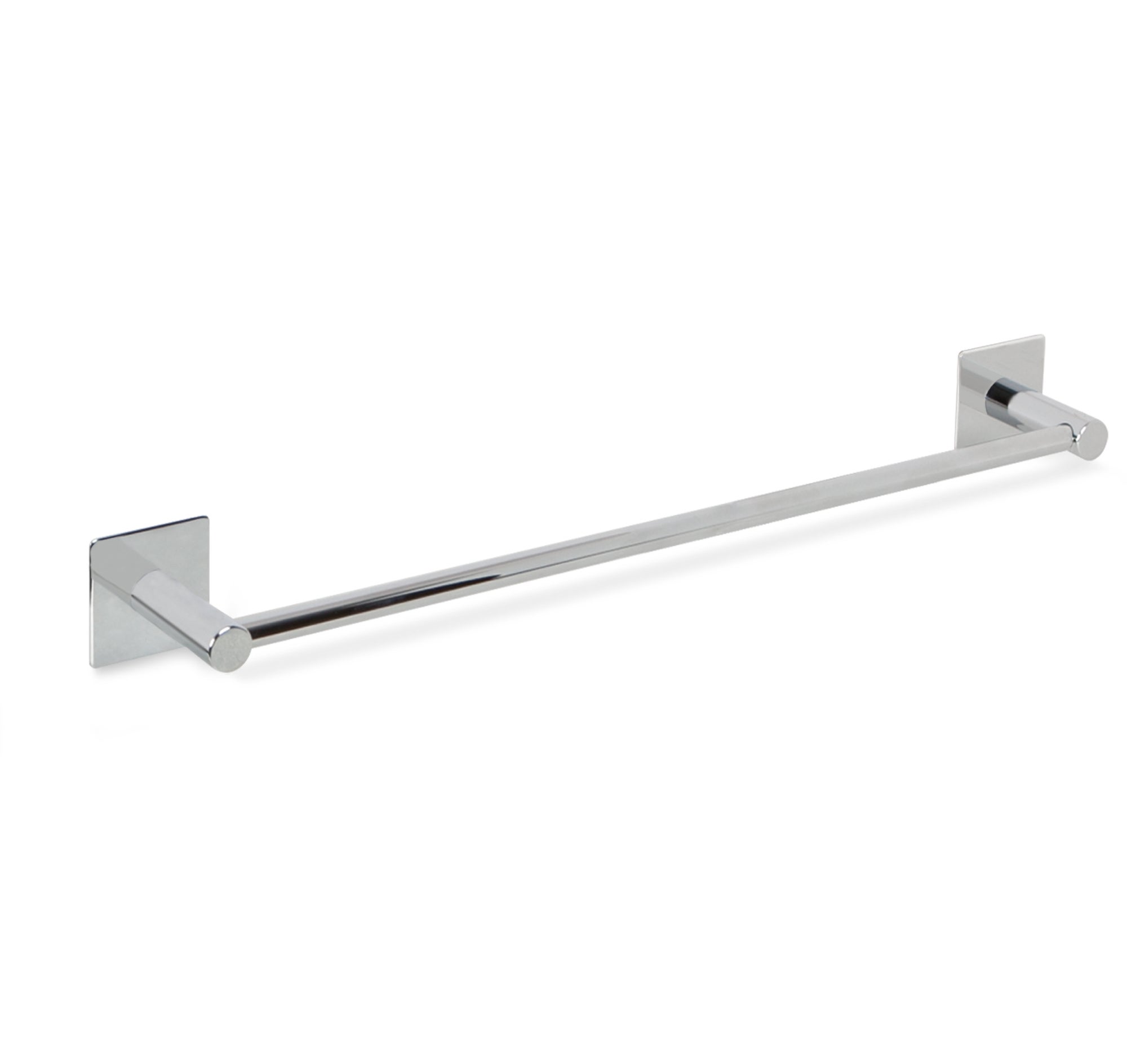 Toallero cromado brillante 34x5.5 cm