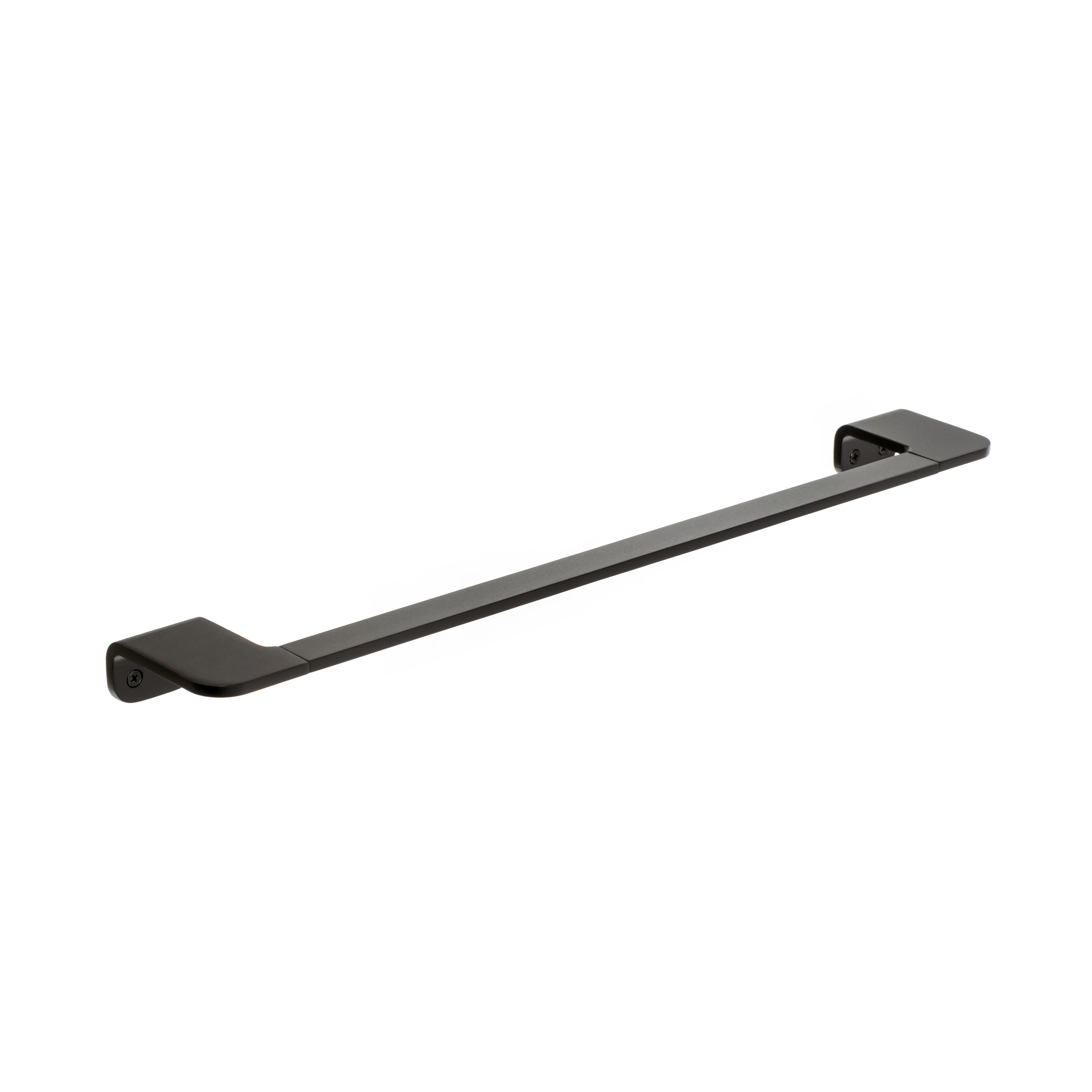 Toallero onyx negro 45x7 cm