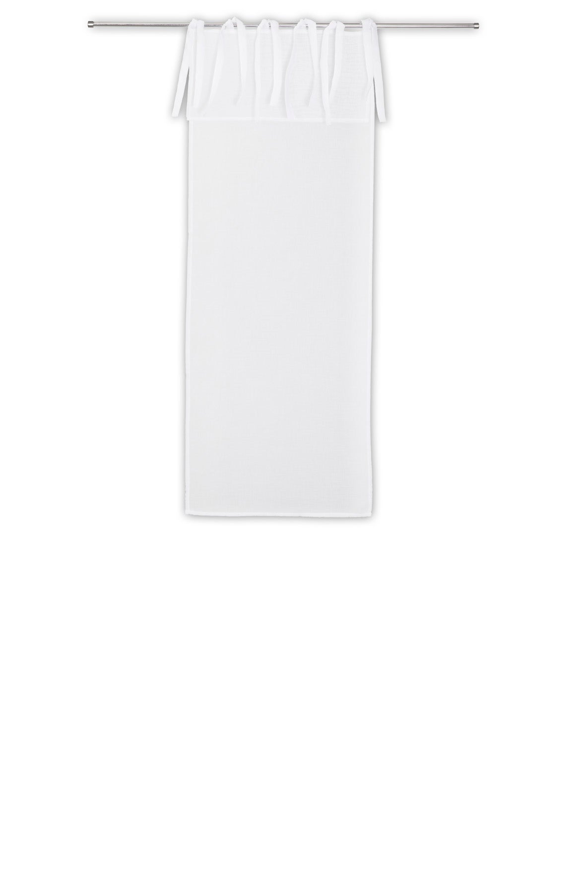 Vitrage tamisant, Nouettes, blanc H.120 x l.45 cm - 4