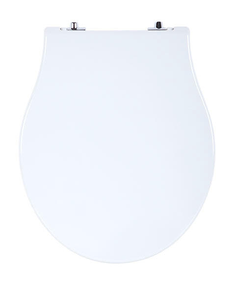 Siège De WC Extra-Plat Jacob Delafon Rodin+ - Thermodur, Descente Progressive, Blanc
