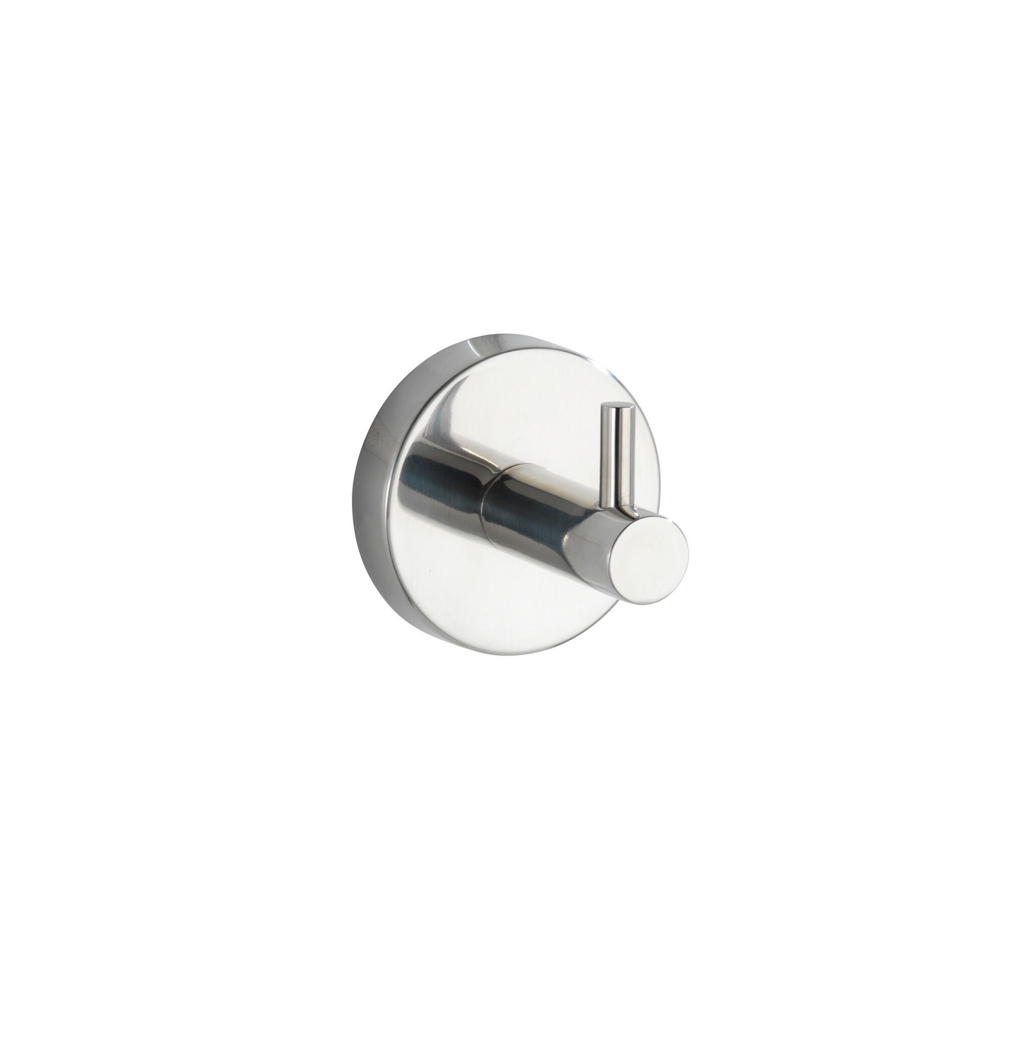 Percha/perchero bosio gris con 1 gancho