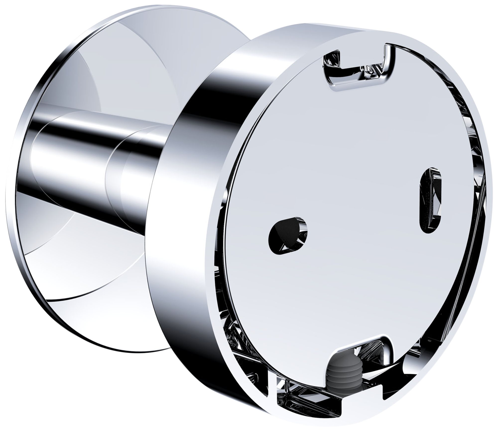 7 Cabides de fixar cromados Sensea Style - 4