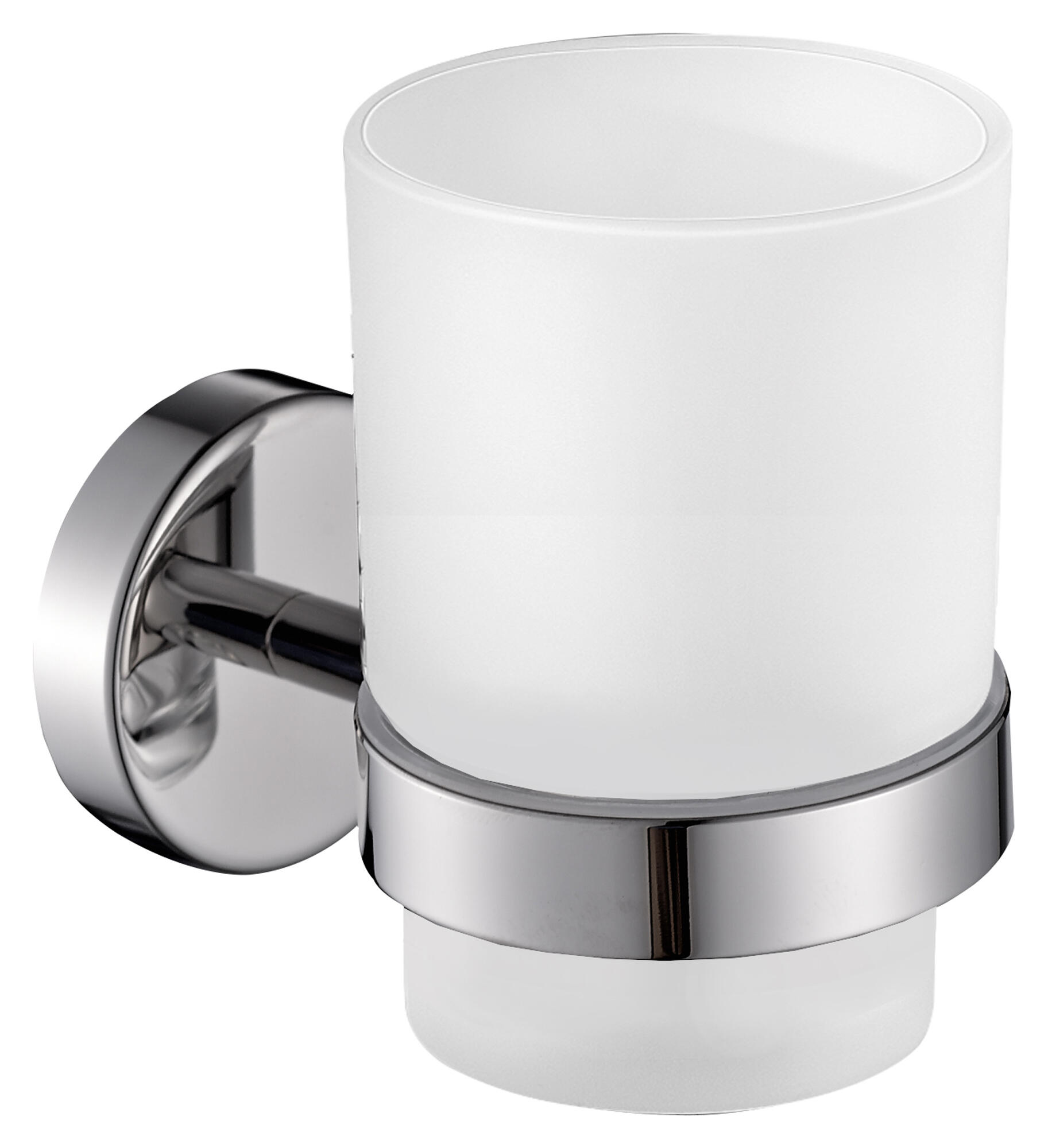 Vaso de baño project cromo brillante