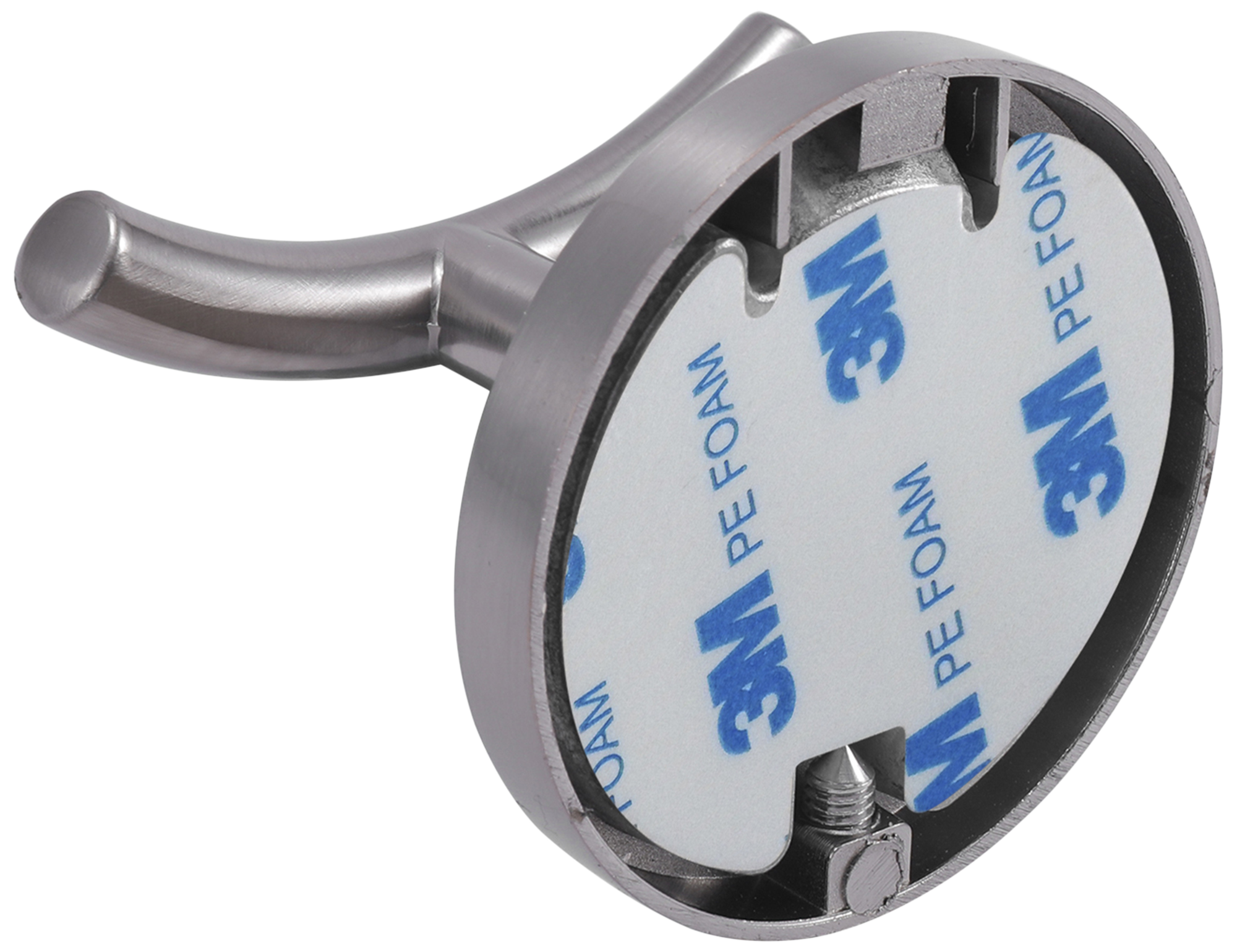 Percha/perchero Suite zamak gris  con 2 ganchos - 4