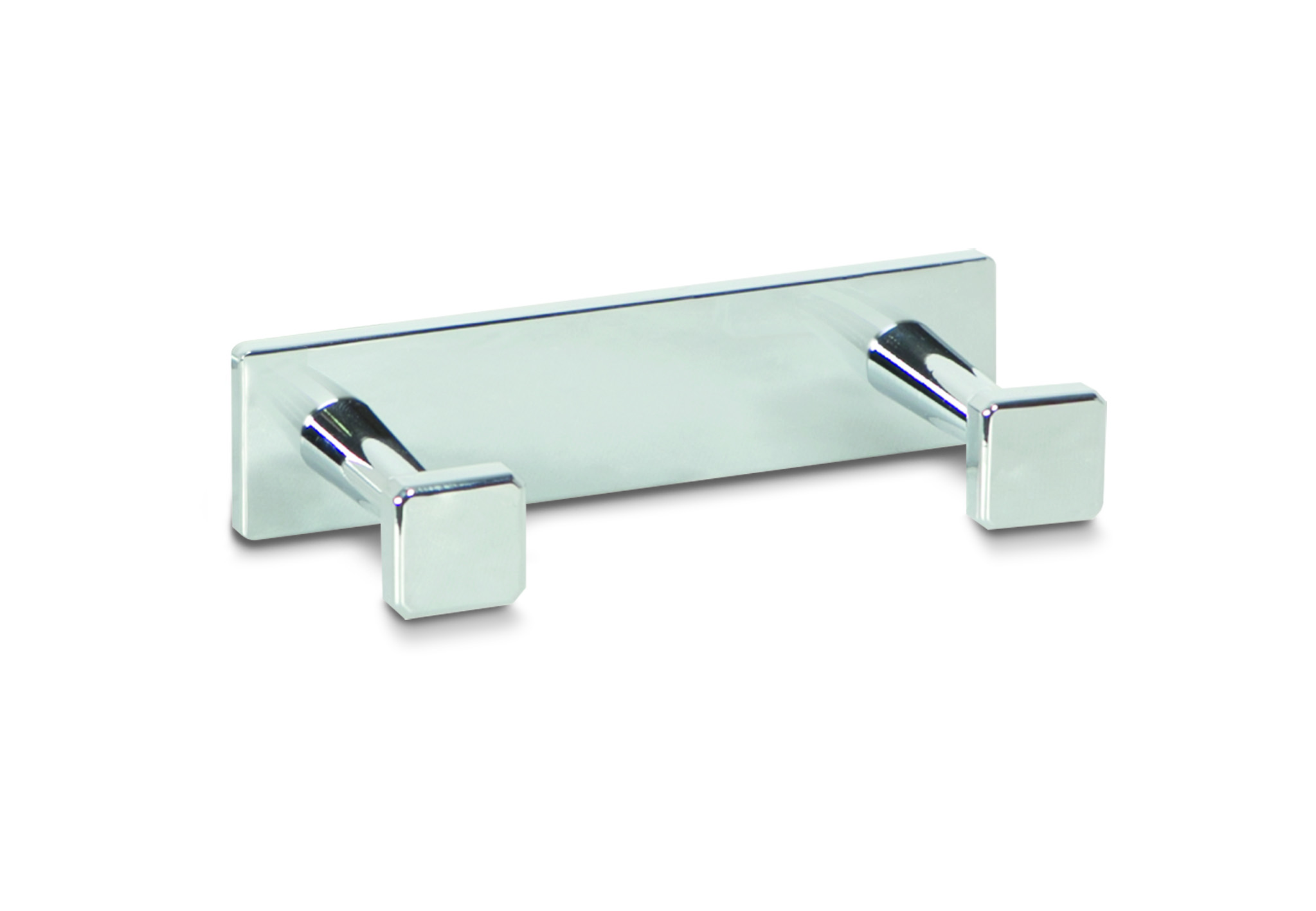 Percha gris / plata con colgadores 3x5.5x13 cm