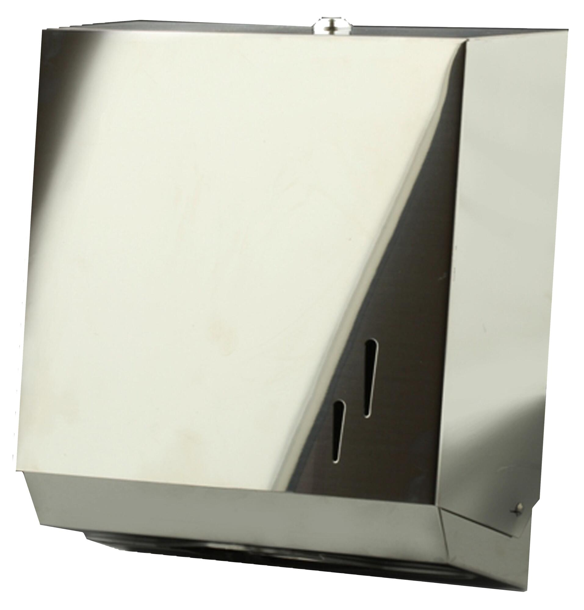 Dispensador toallitas gris / plata 26.5x12.5x cm