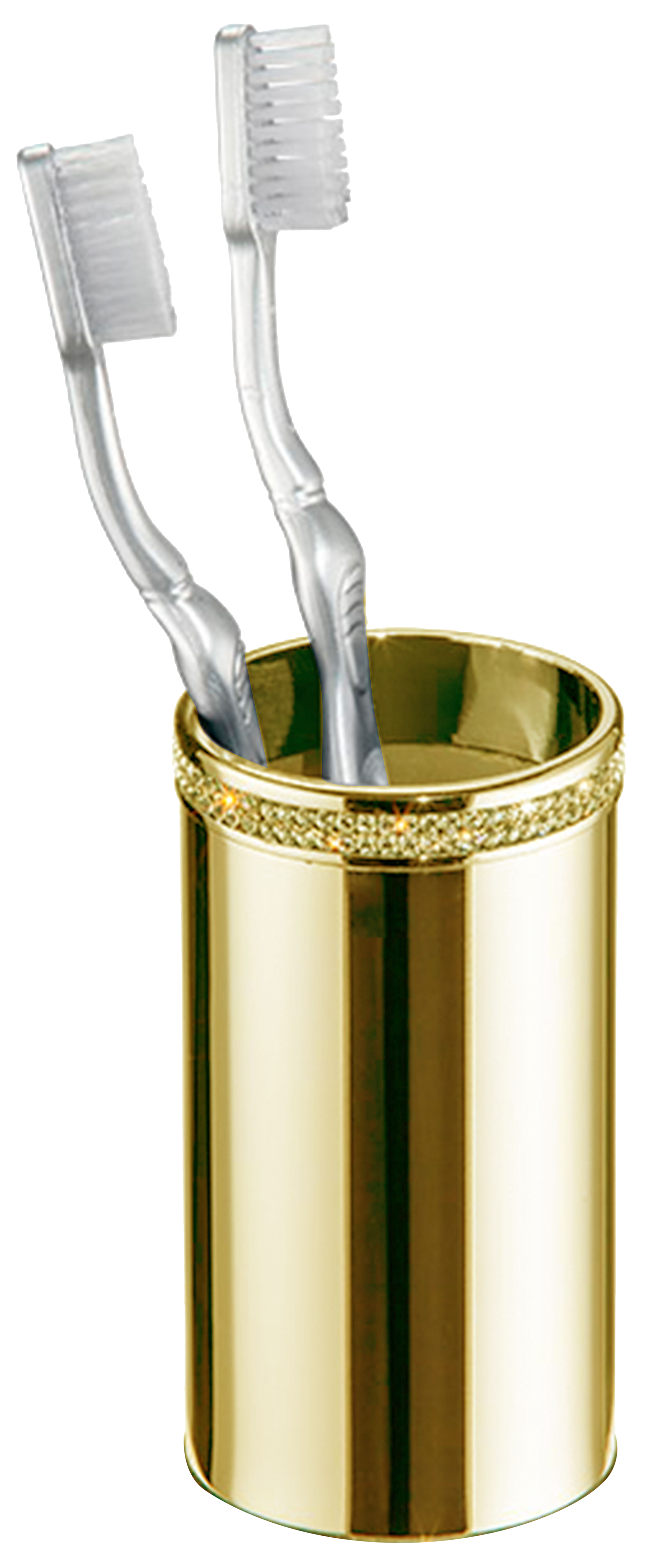 Vaso de baño carmen oro brillante