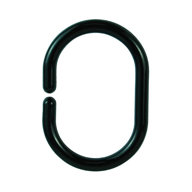 Lot de 12 anneaux de rideau de douche SENSEA